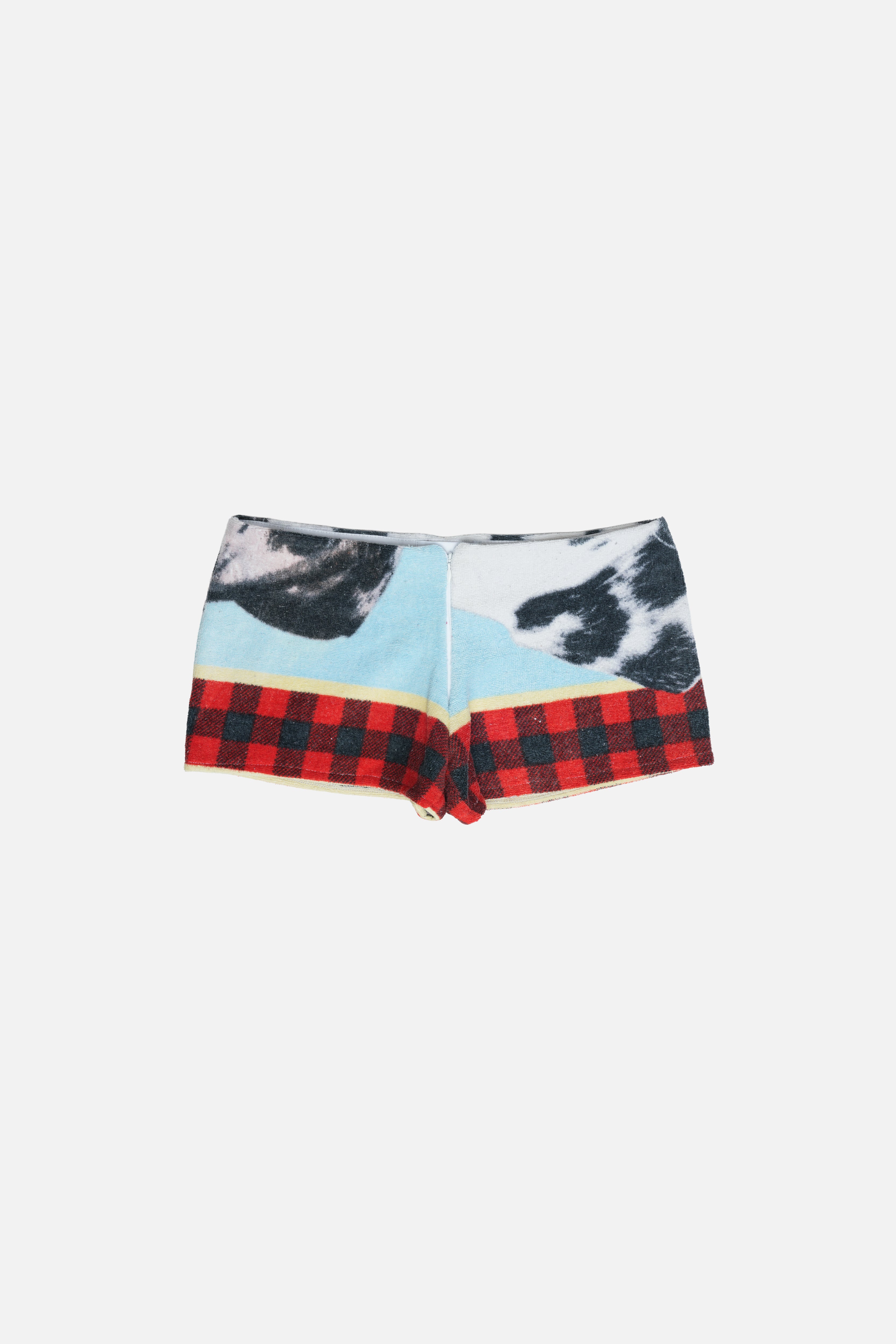 Towel Upcycled Mini Shorts — 101