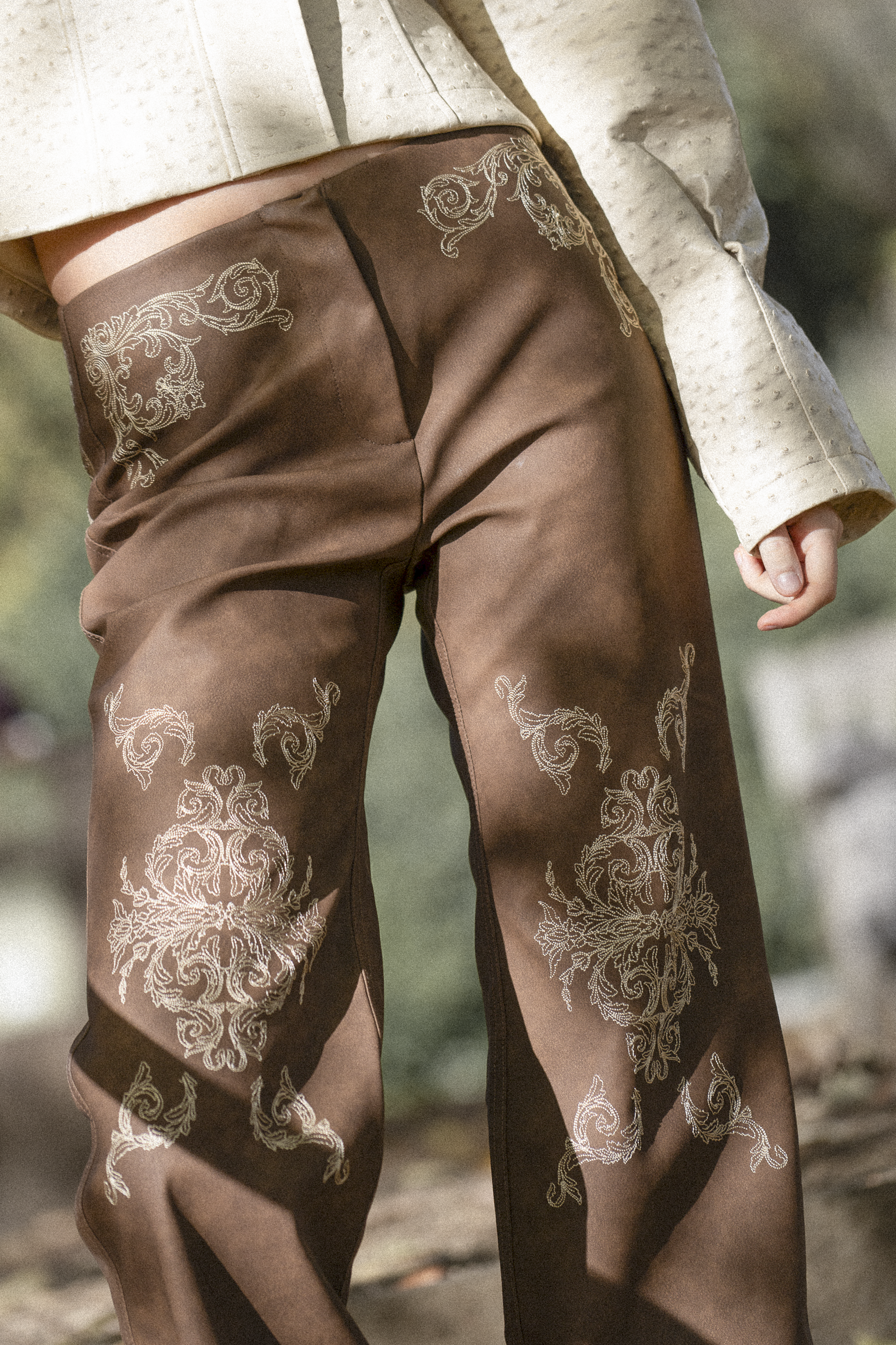 Seba Pants — Mahogany