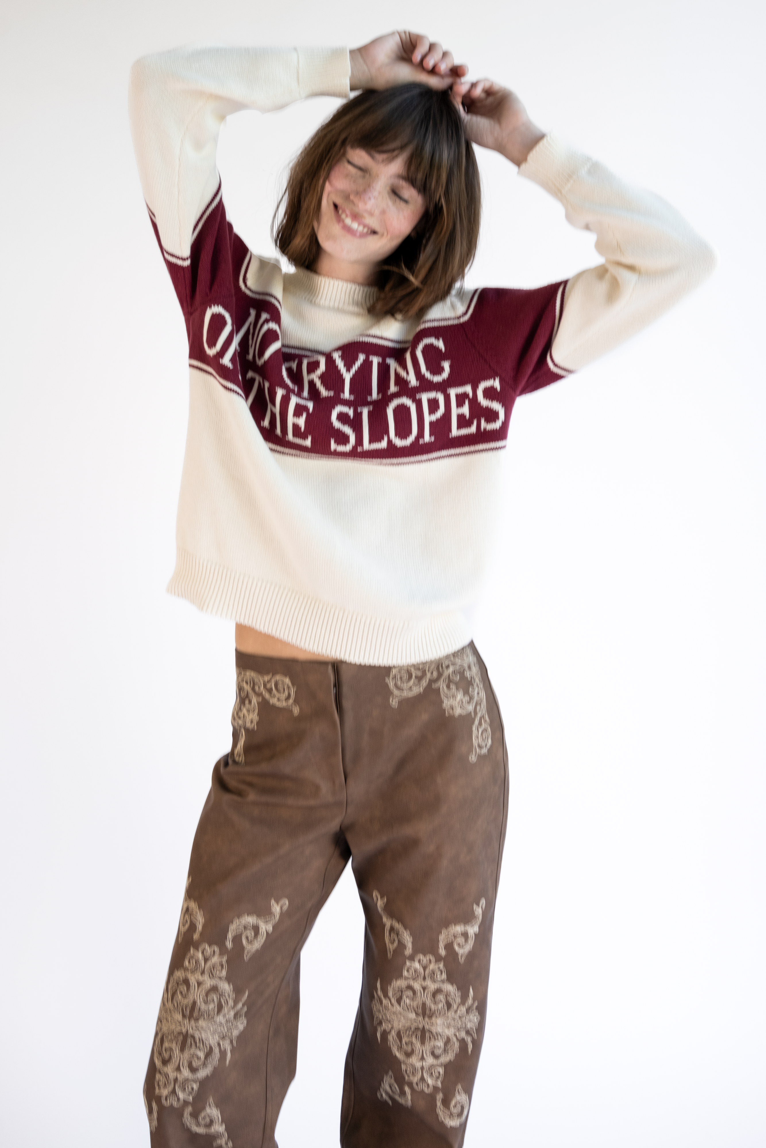 No Crying Slopes Knit