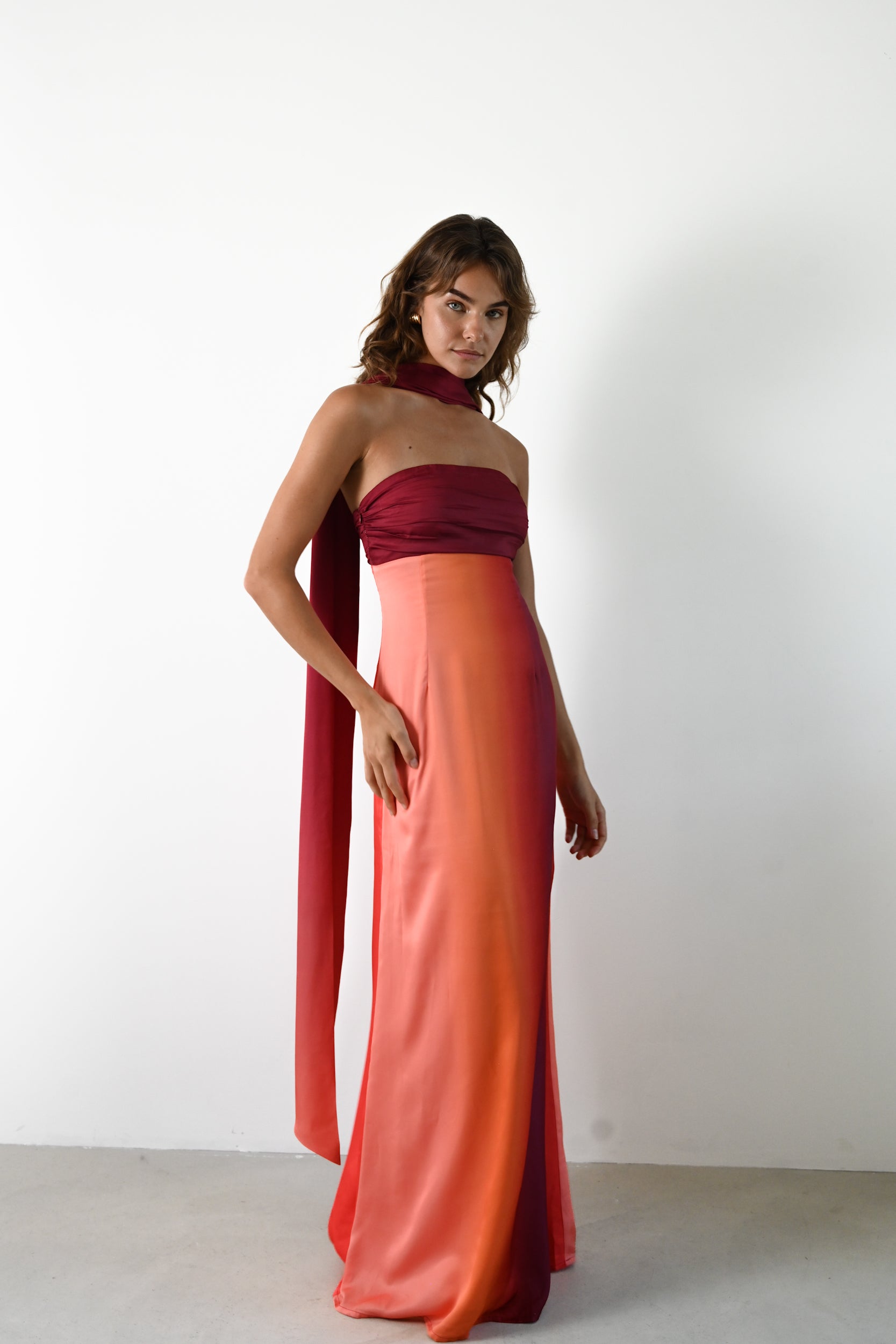 Vivia Scarf Dress — Aurora