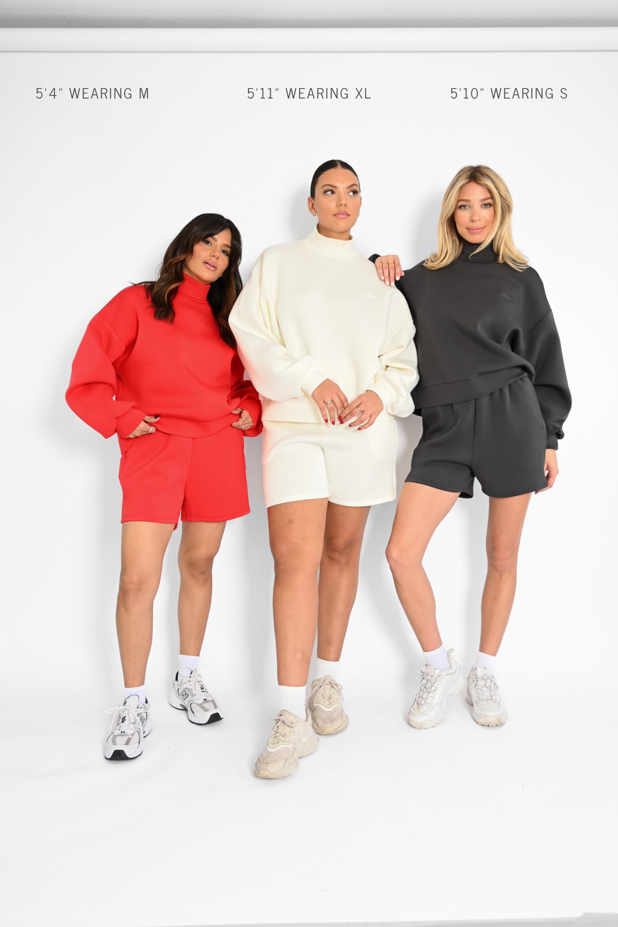 Maya Knit Neoprene Pullover — Charcoal