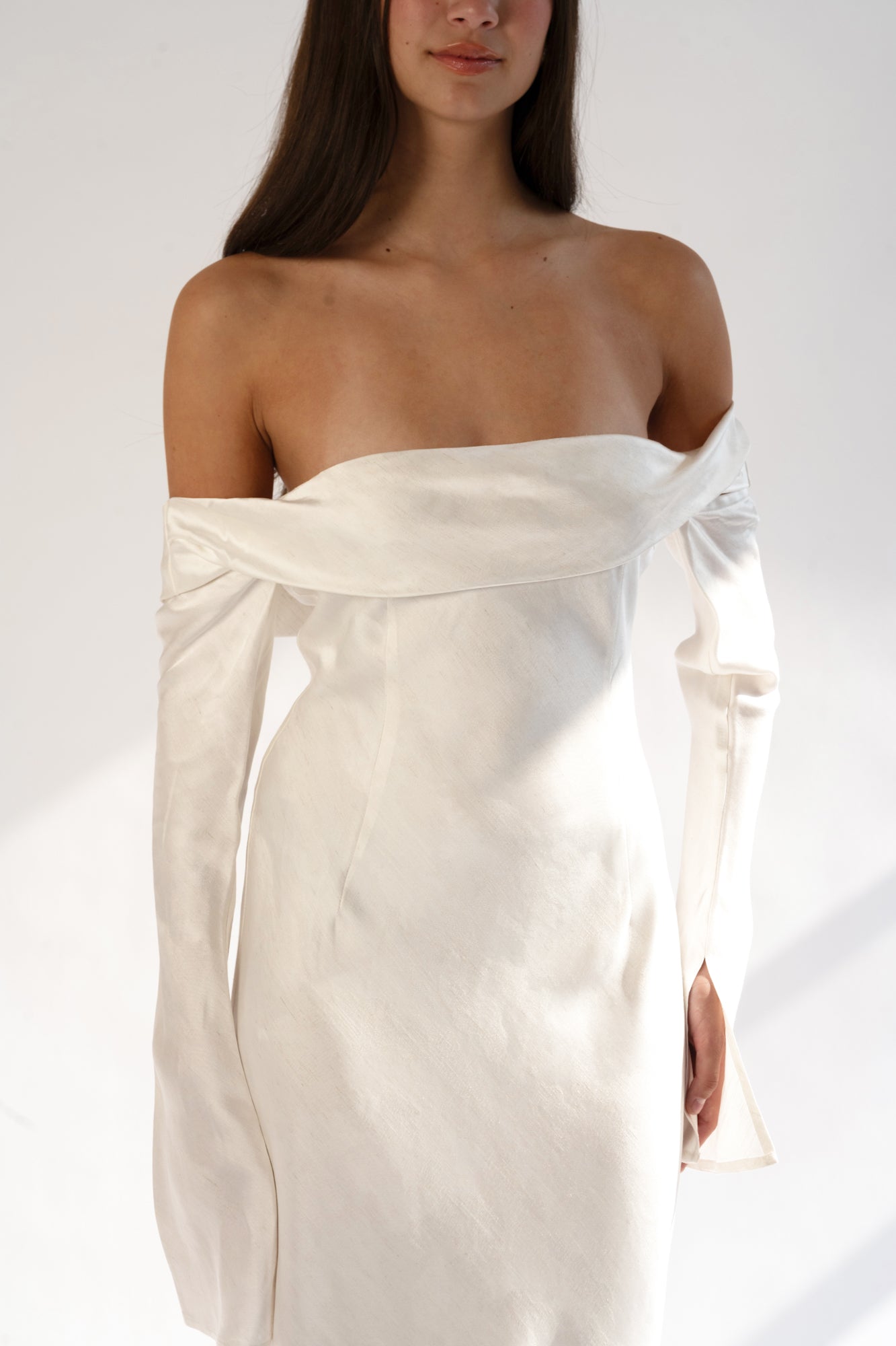 Alma Dress — Ivory