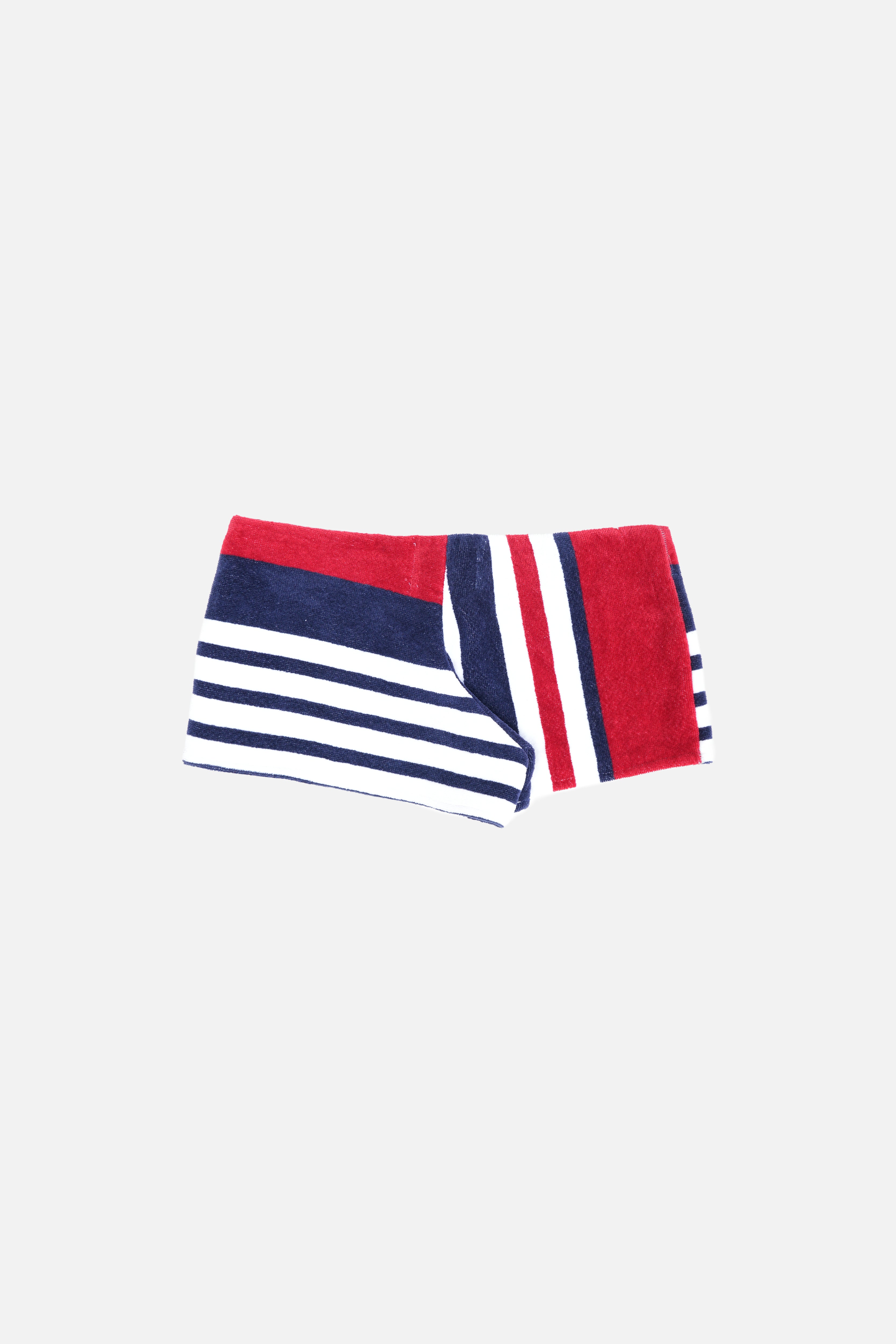 Towel Upcycled Mini Shorts — Americana