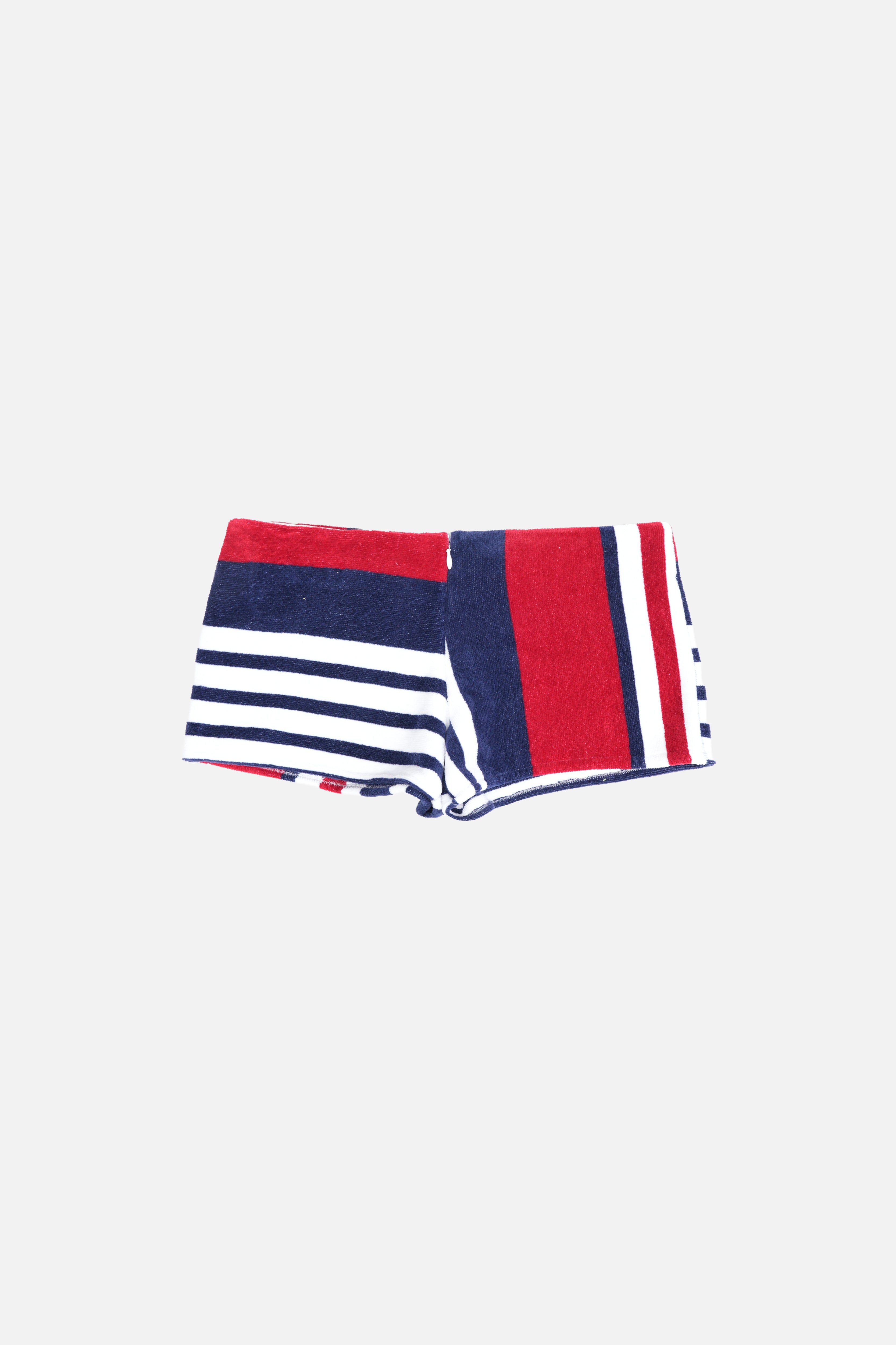 Towel Upcycled Mini Shorts — Americana