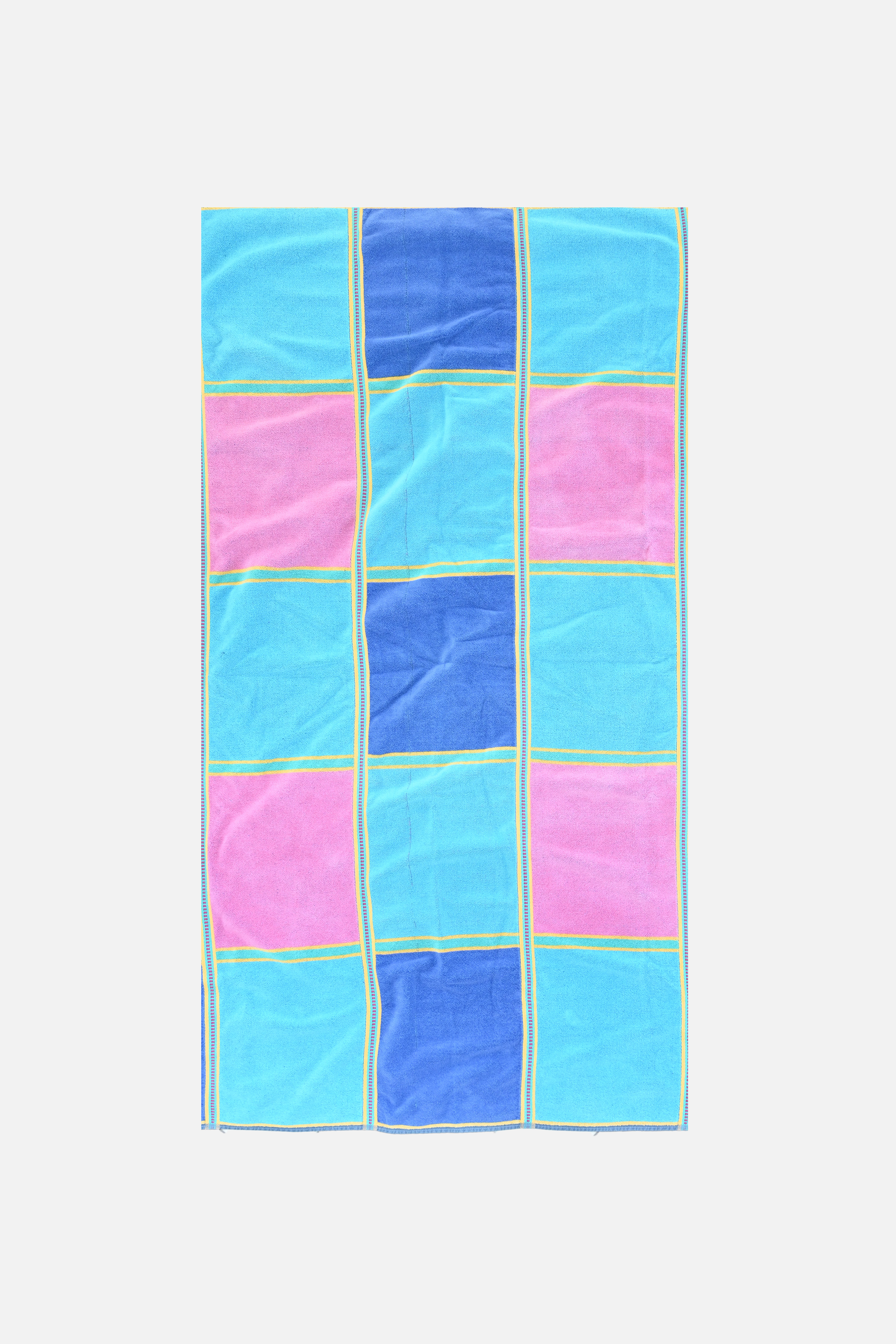 Towel Upcycled Shorts — Checkmate