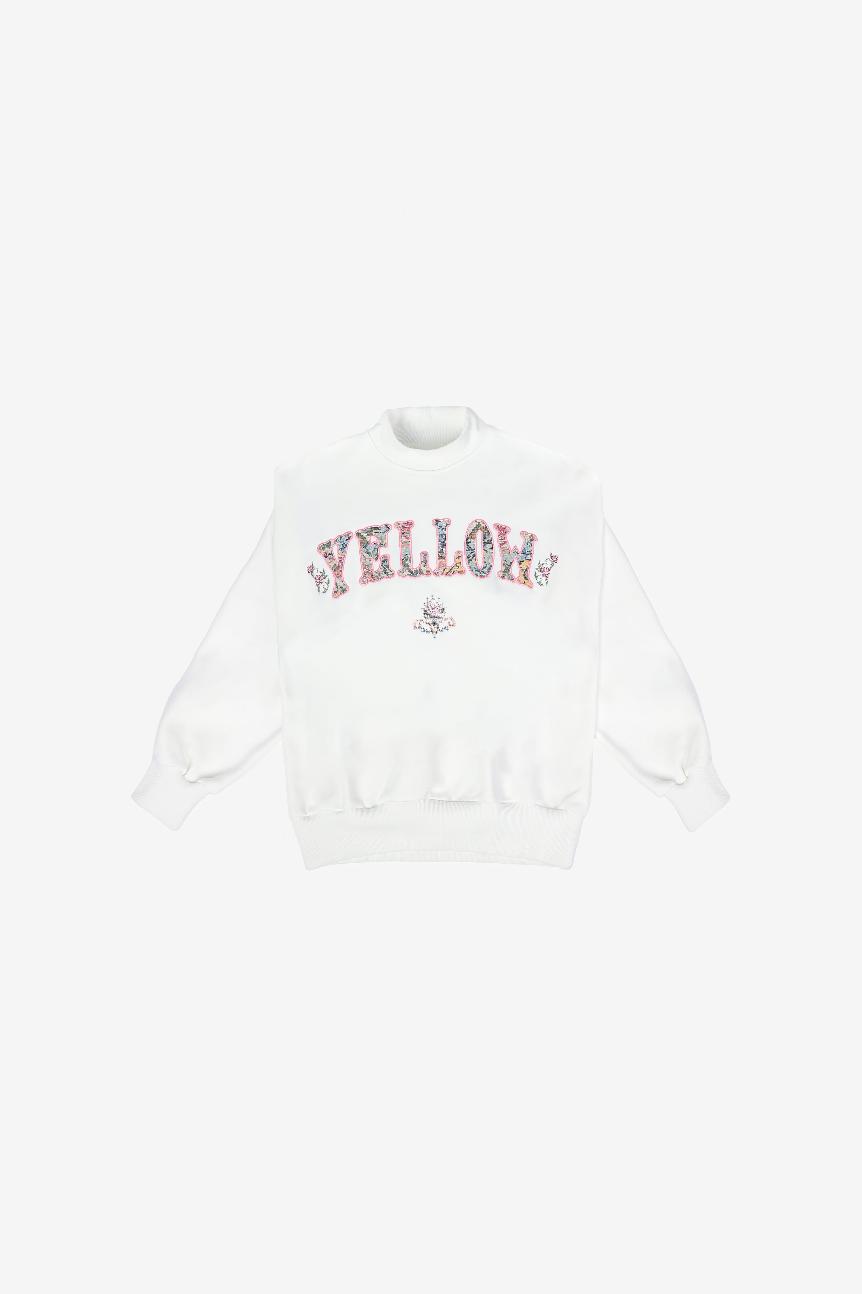 Cross Stitch Mockneck sweatshirt, view 5