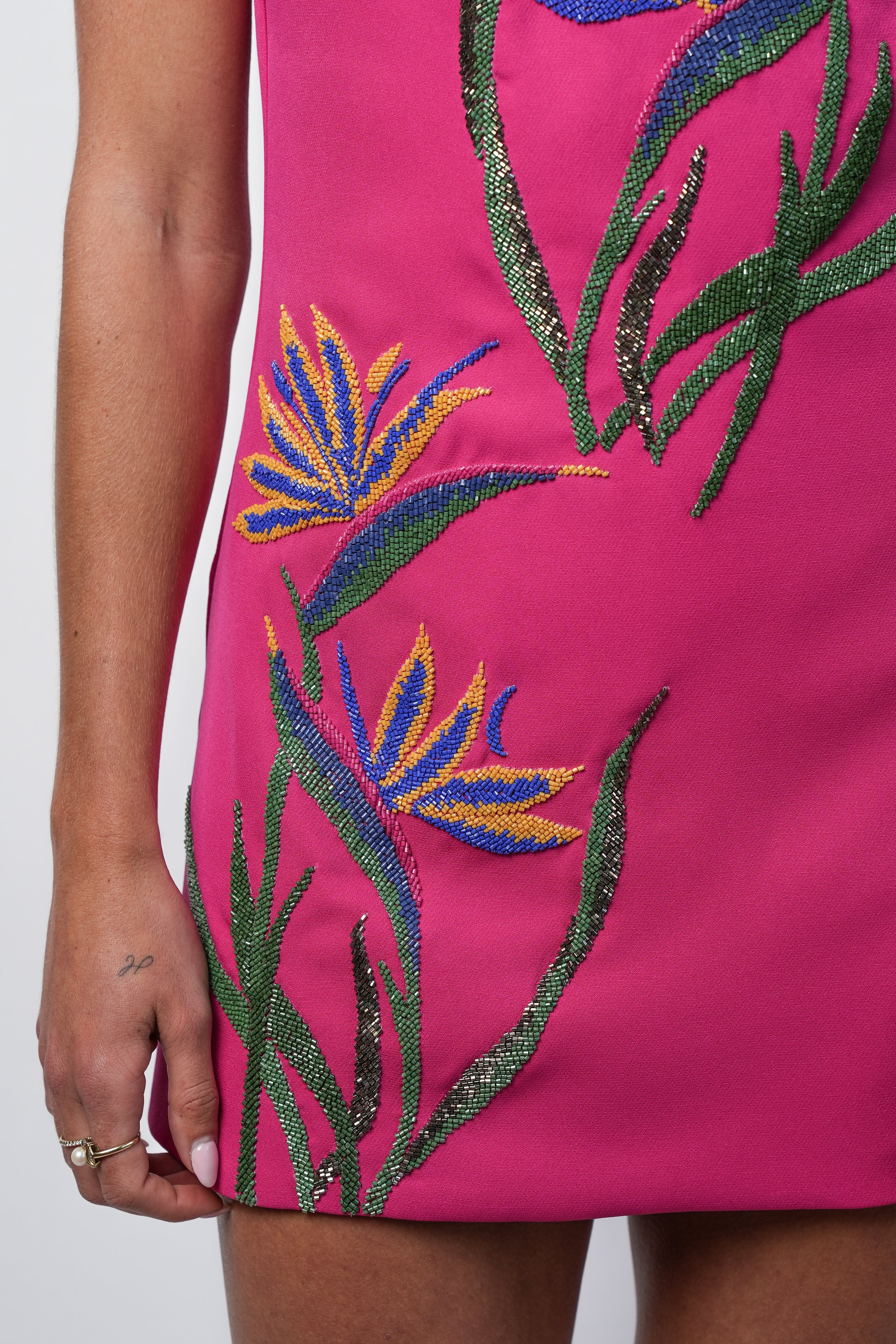 Bird of Paradise Beaded Mini