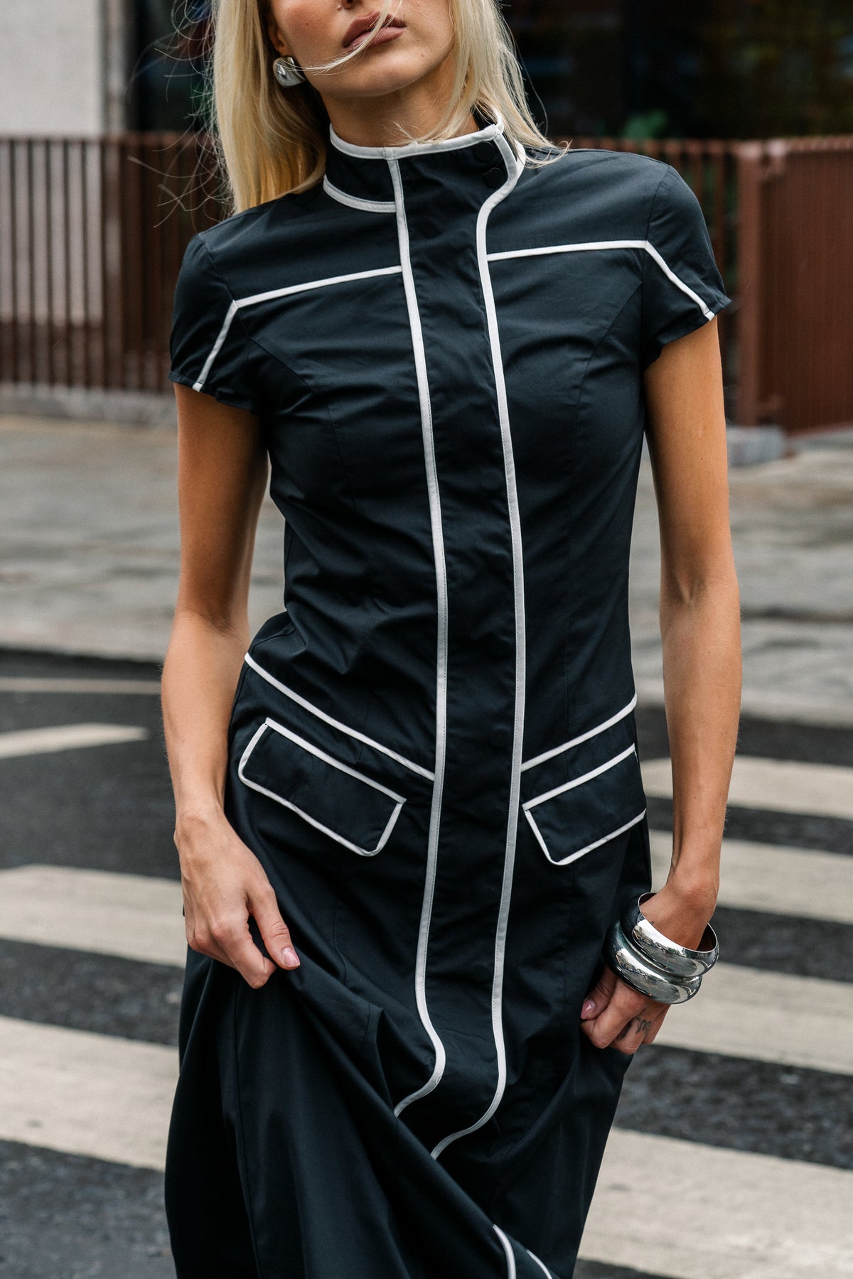 Everly Poplin Dress