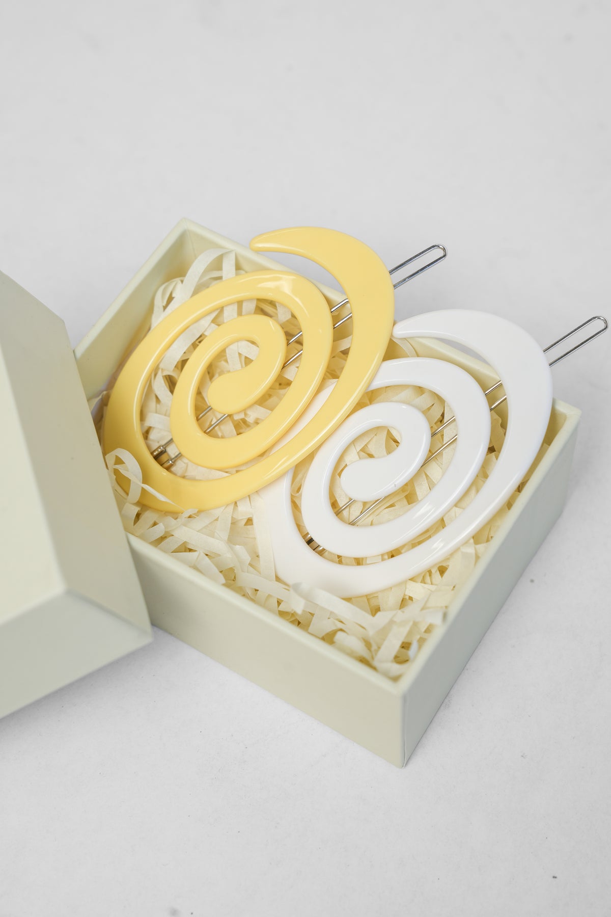 Spiral Hair Pin Set — Lights