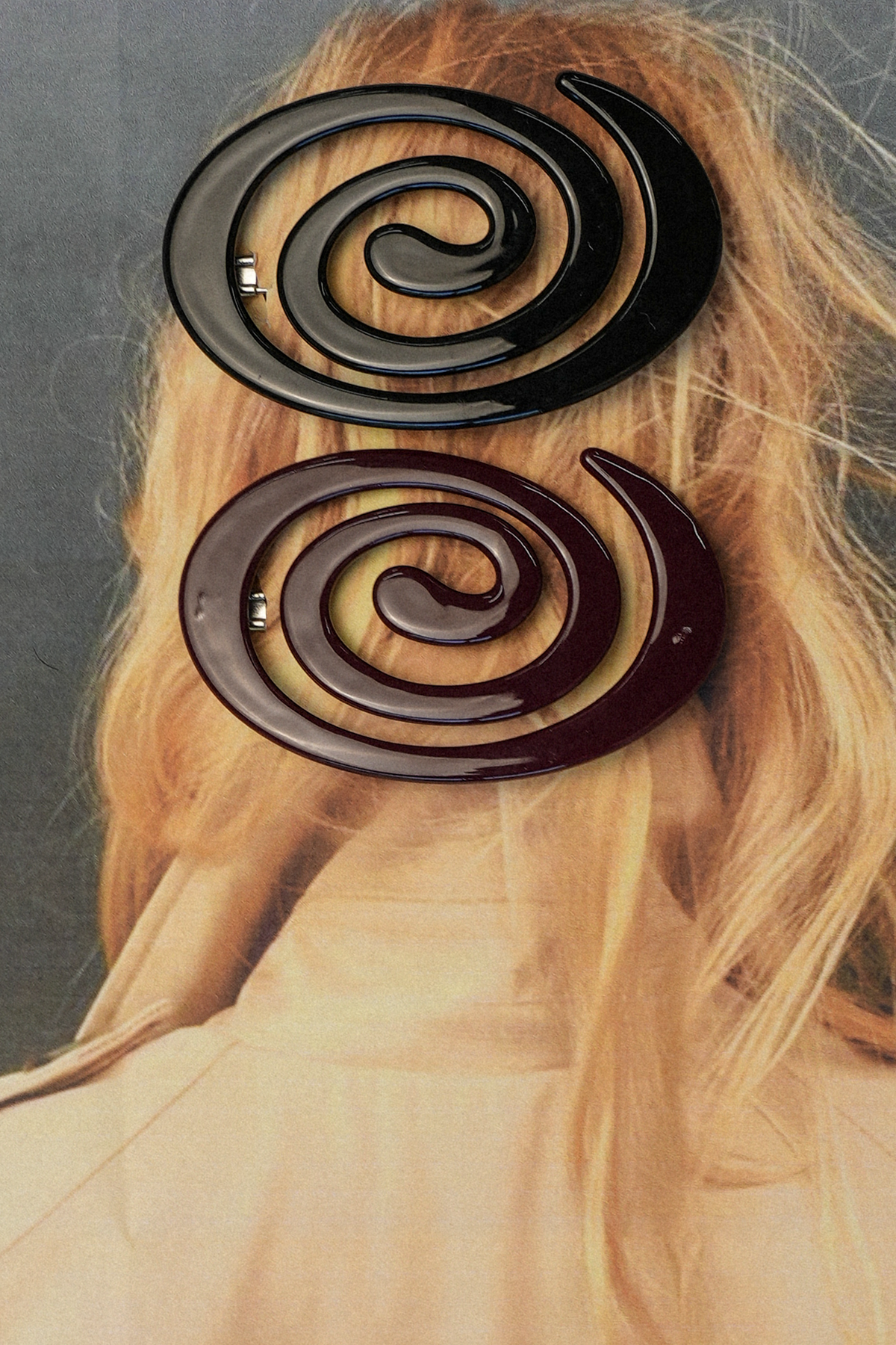 Spiral Hair Pin Set — Darks