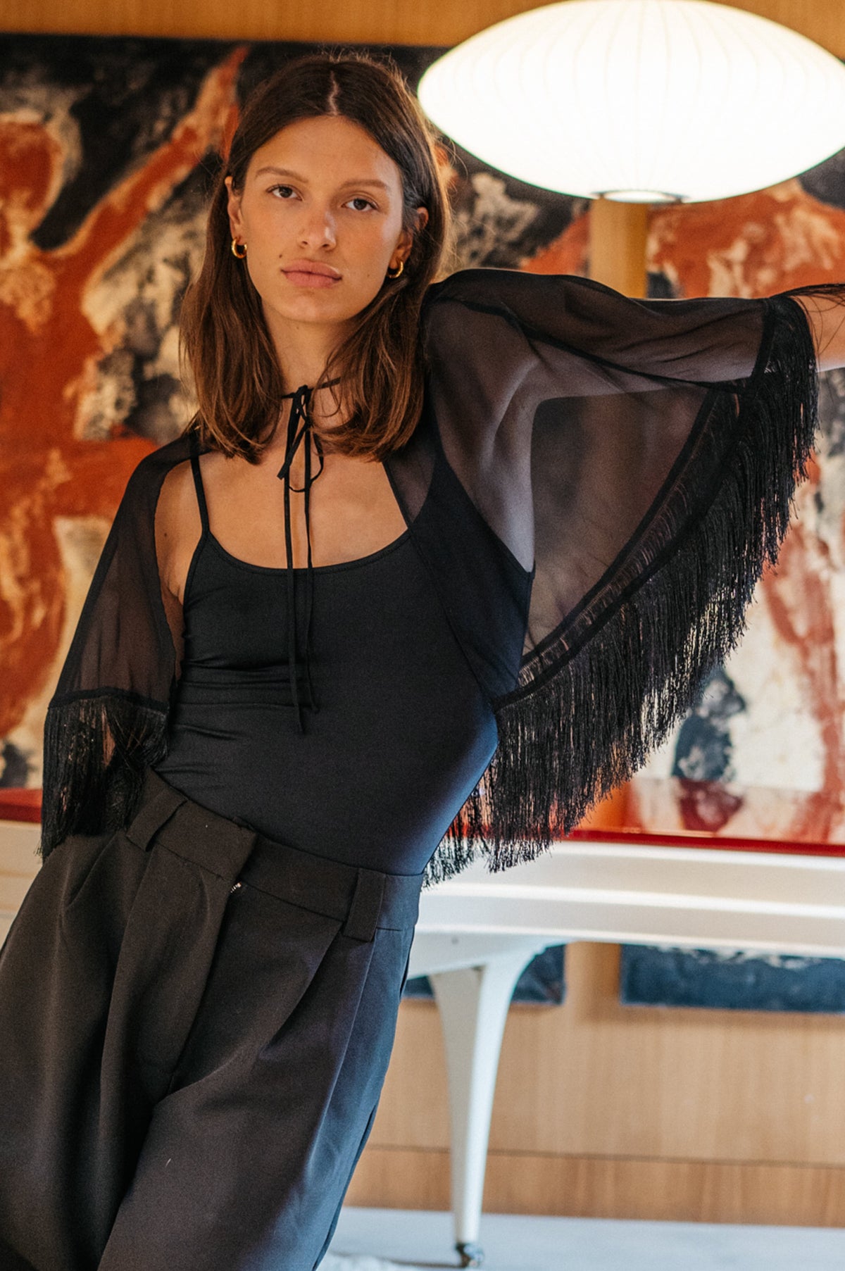 Selene Organza Cape