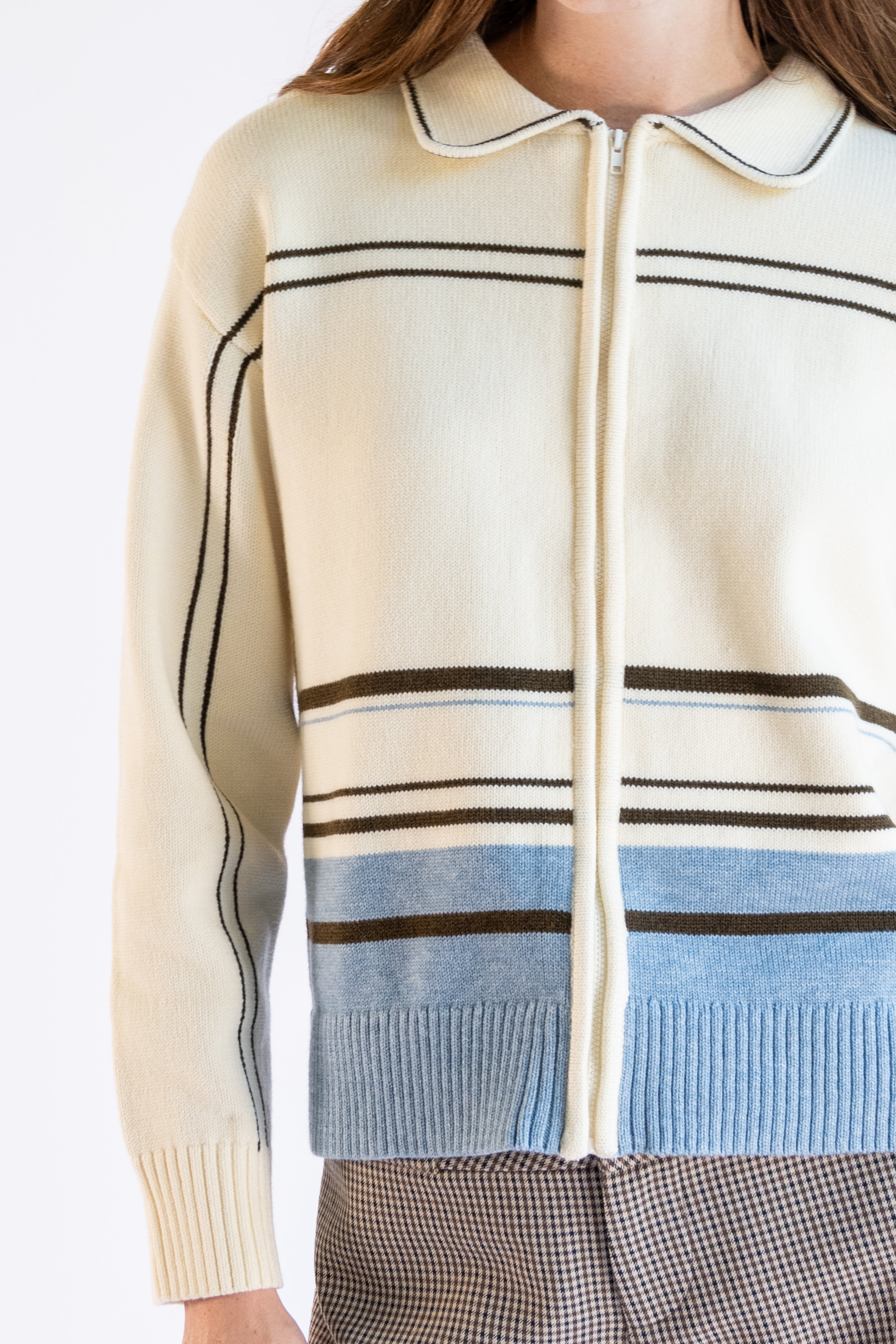 Enzo Cashmere Zip-Up