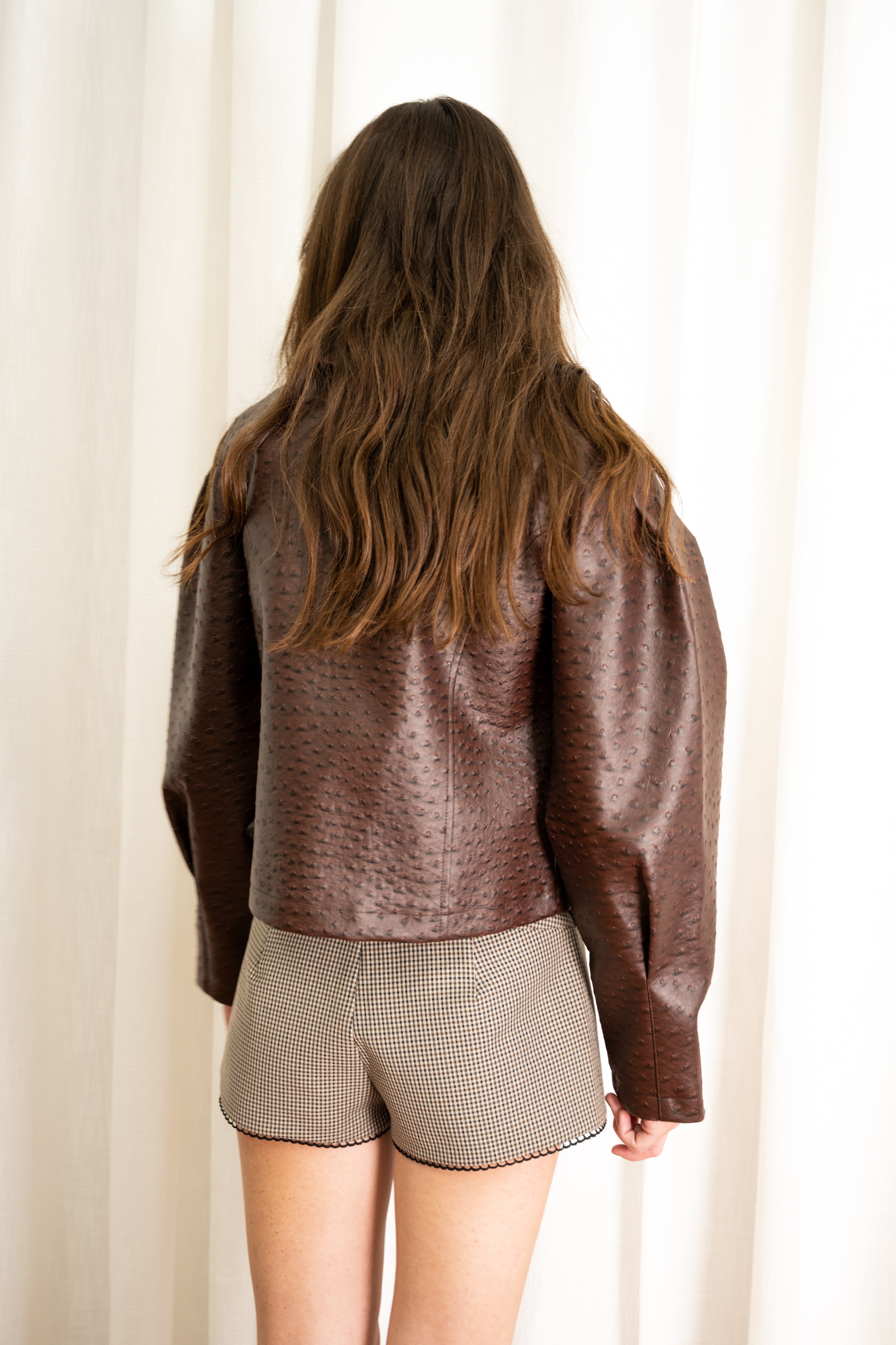 Houndstooth Mini Short