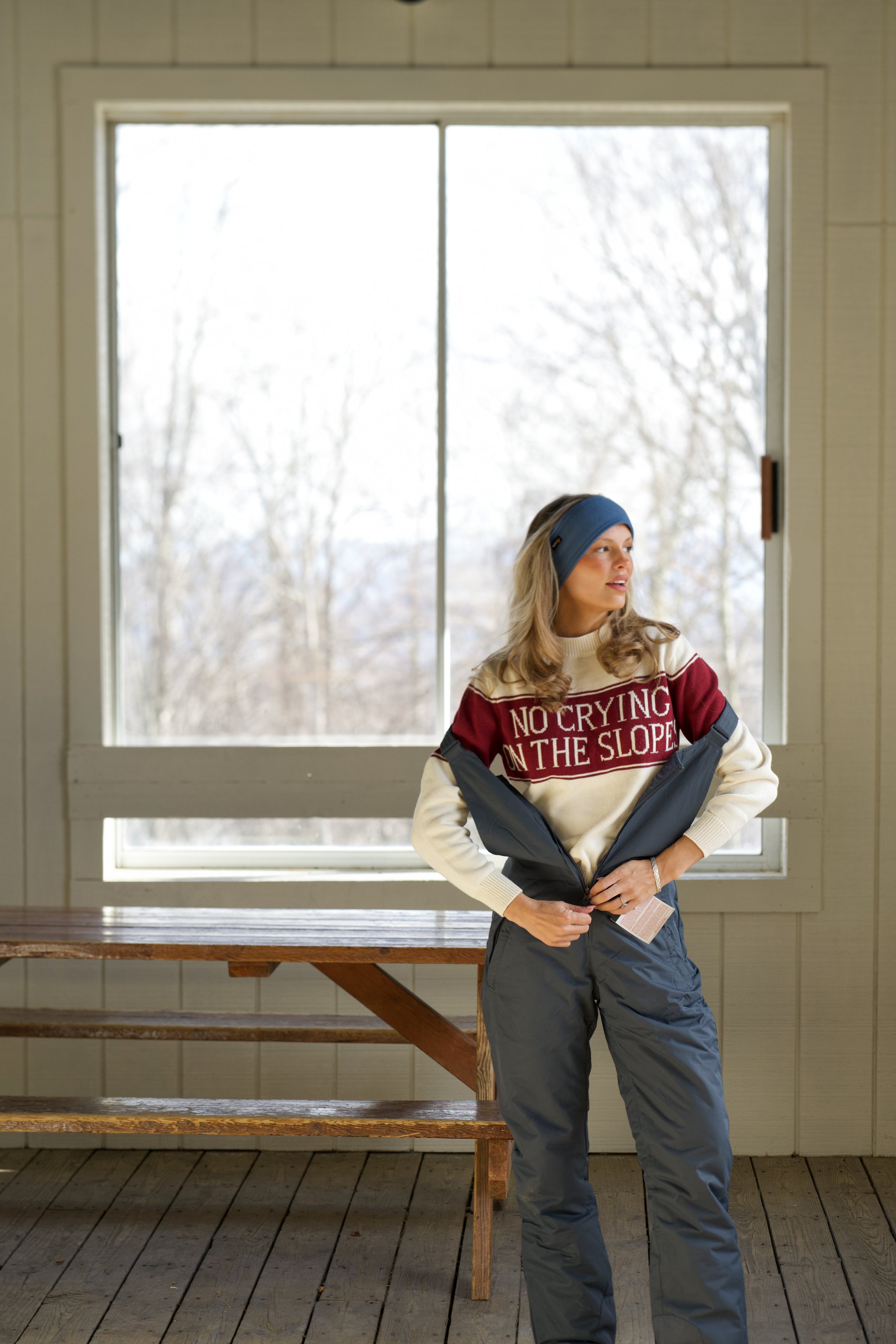 No Crying Slopes Knit