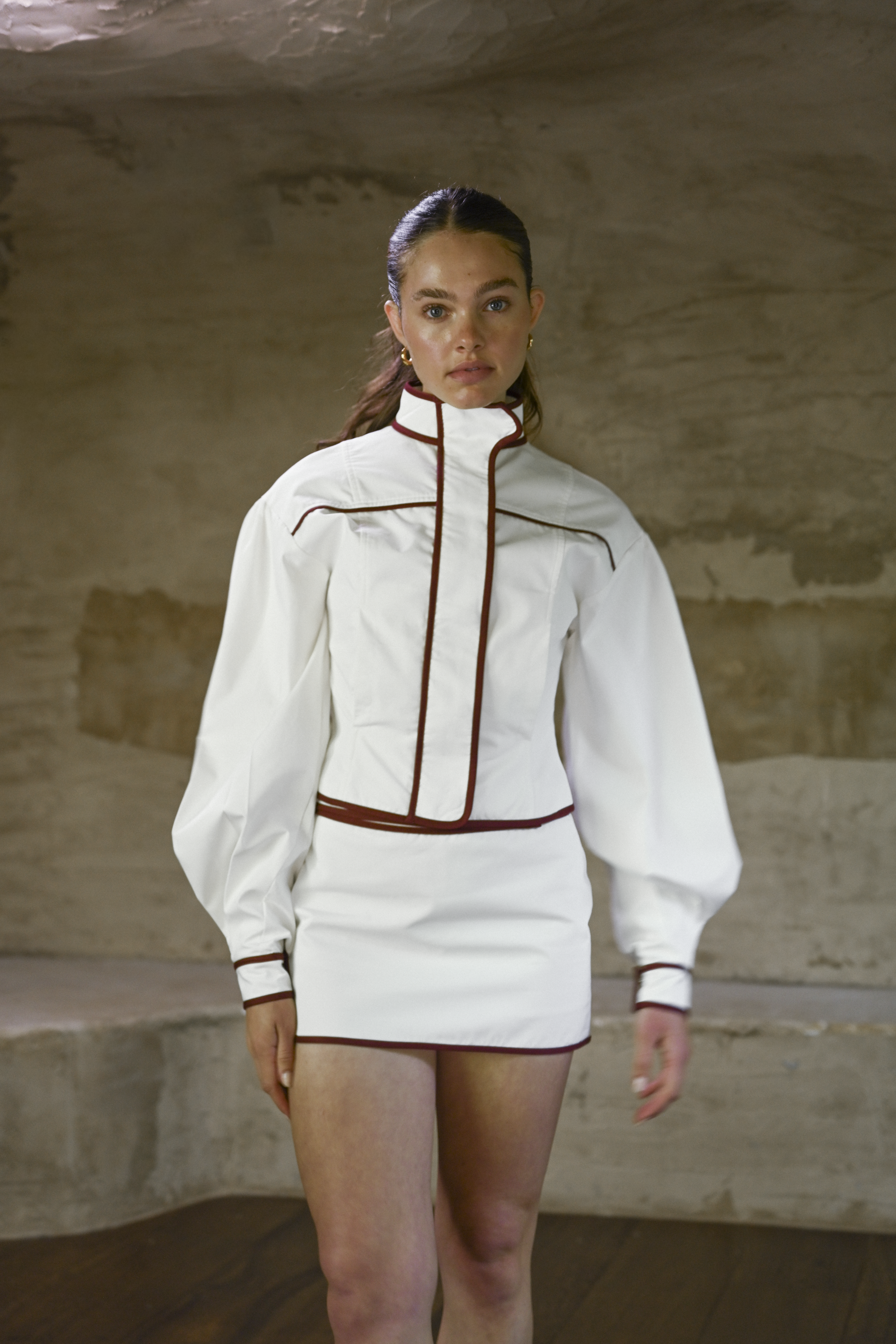 Mindy Cotton Jacket — Offwhite