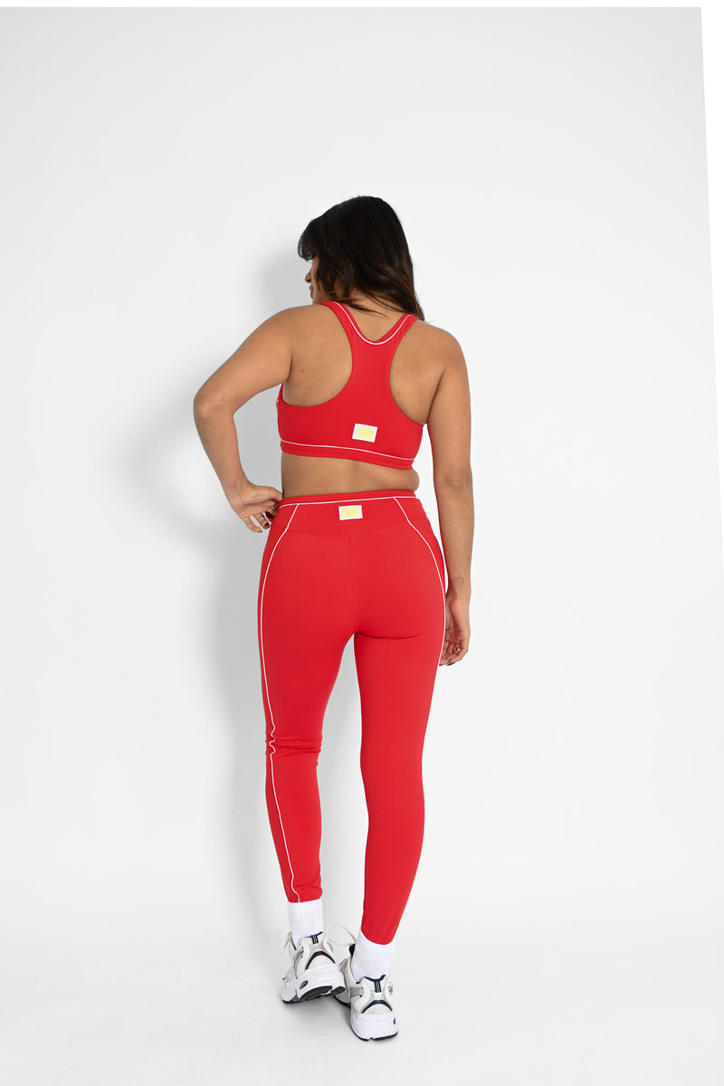 Colby Contour Leggings — Ruby