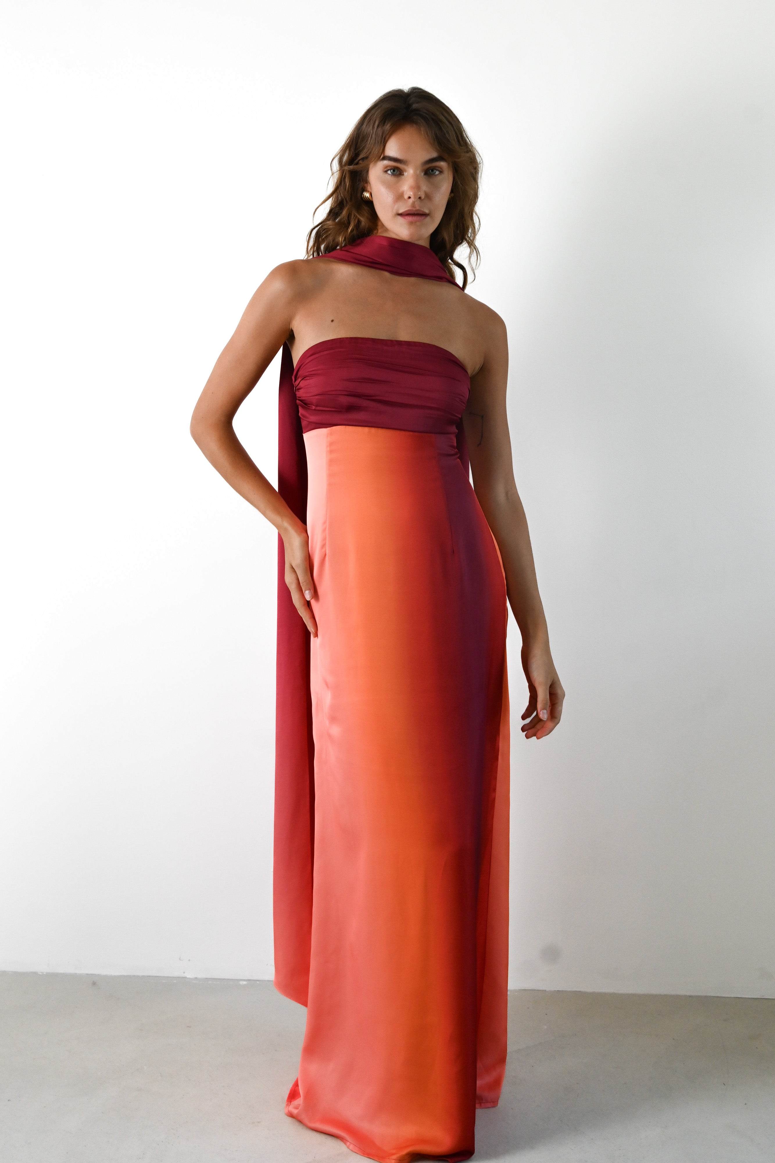 Vivia Scarf Dress — Aurora