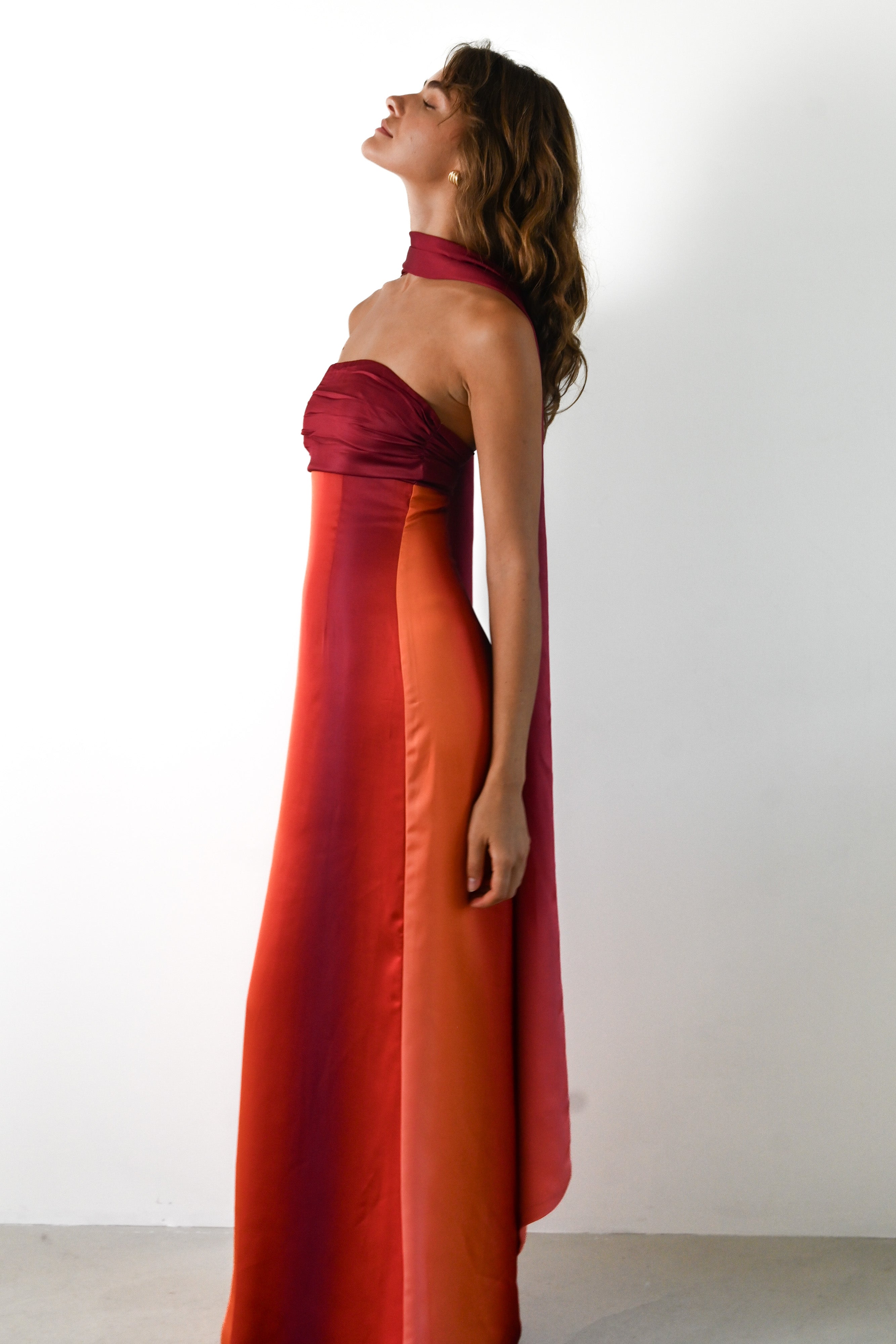 Vivia Scarf Dress — Aurora