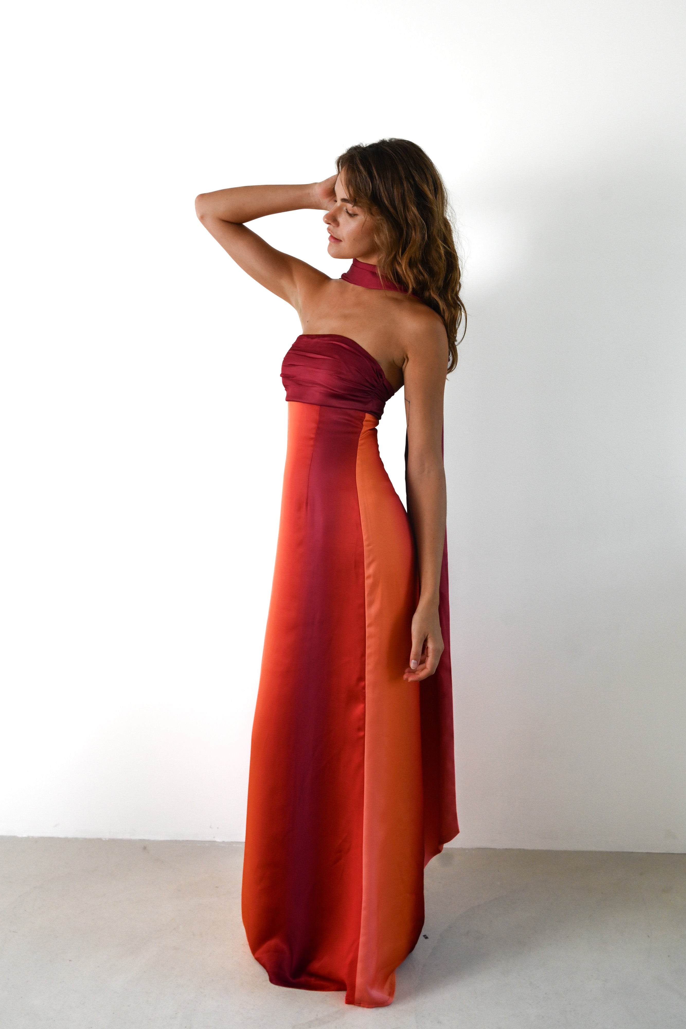 Vivia Scarf Dress — Aurora