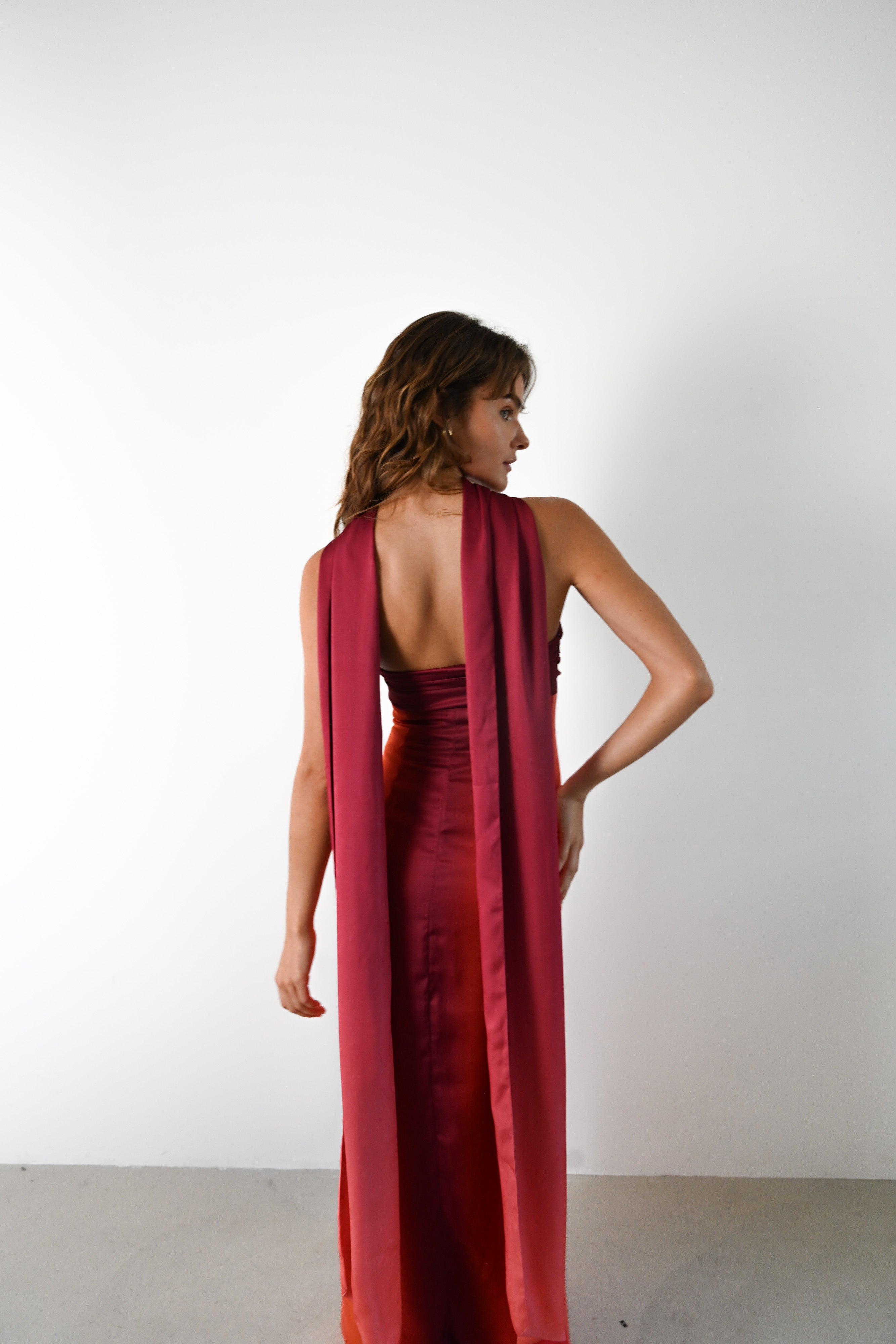 Vivia Scarf Dress — Aurora