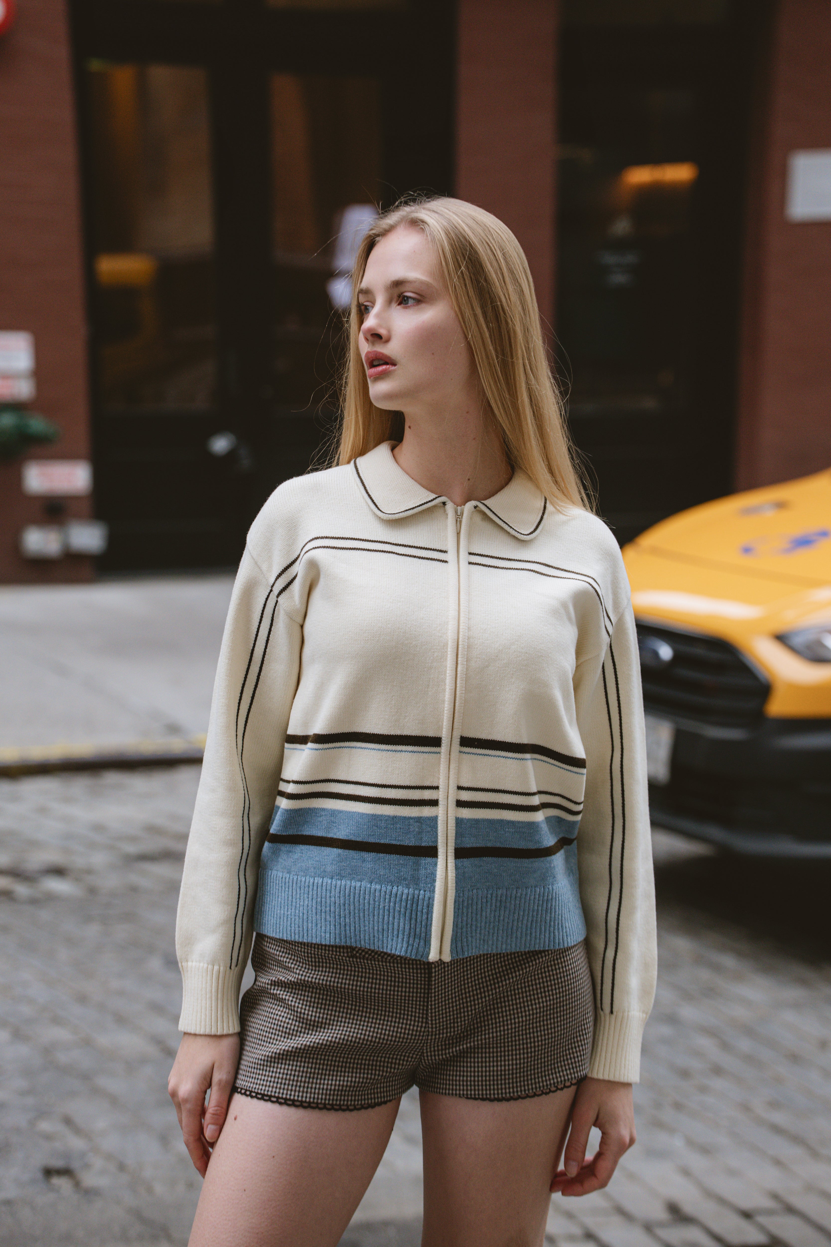 Enzo Cashmere Zip-Up