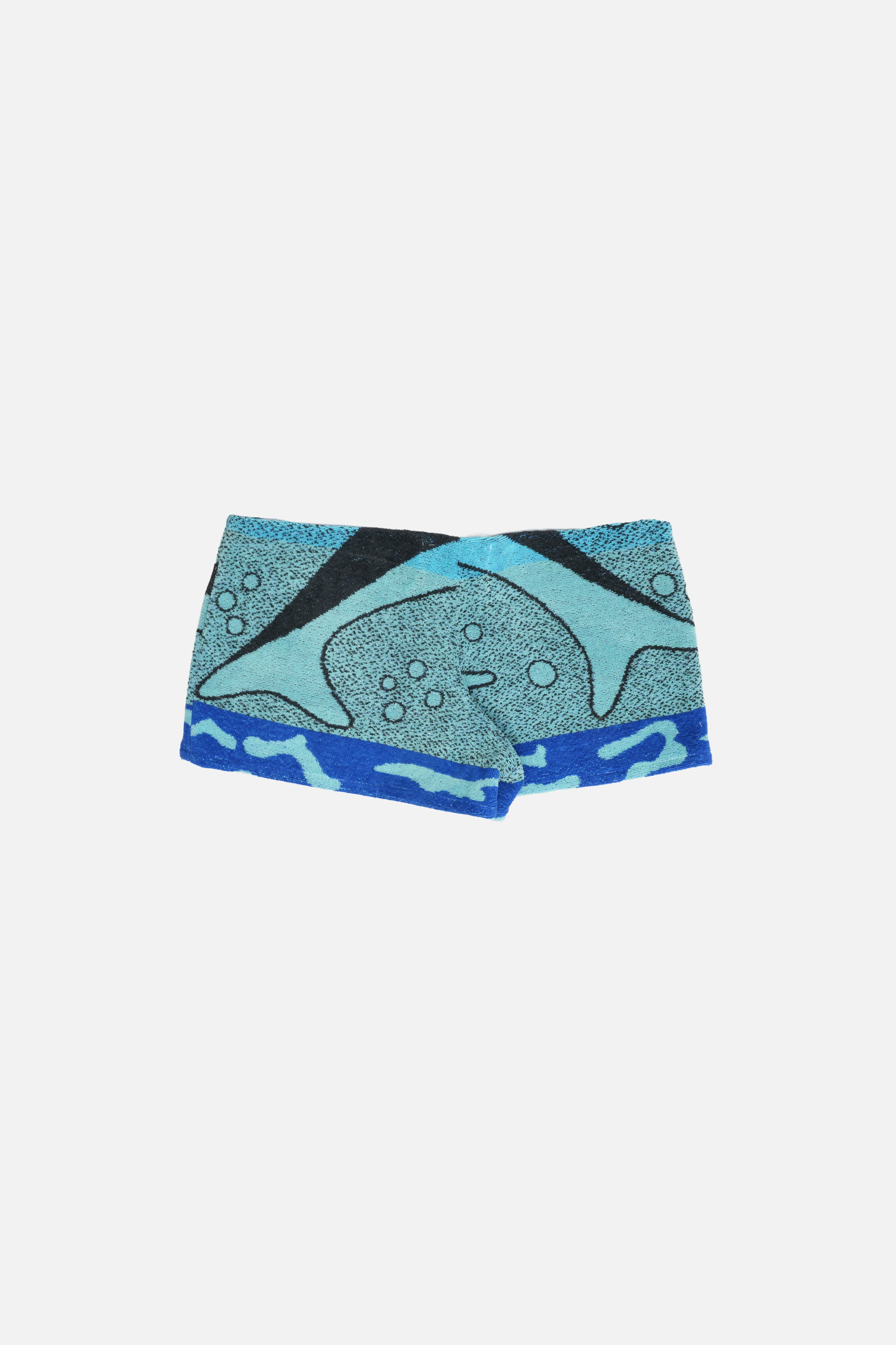 Towel Upcycled Mini Shorts — Cordelia