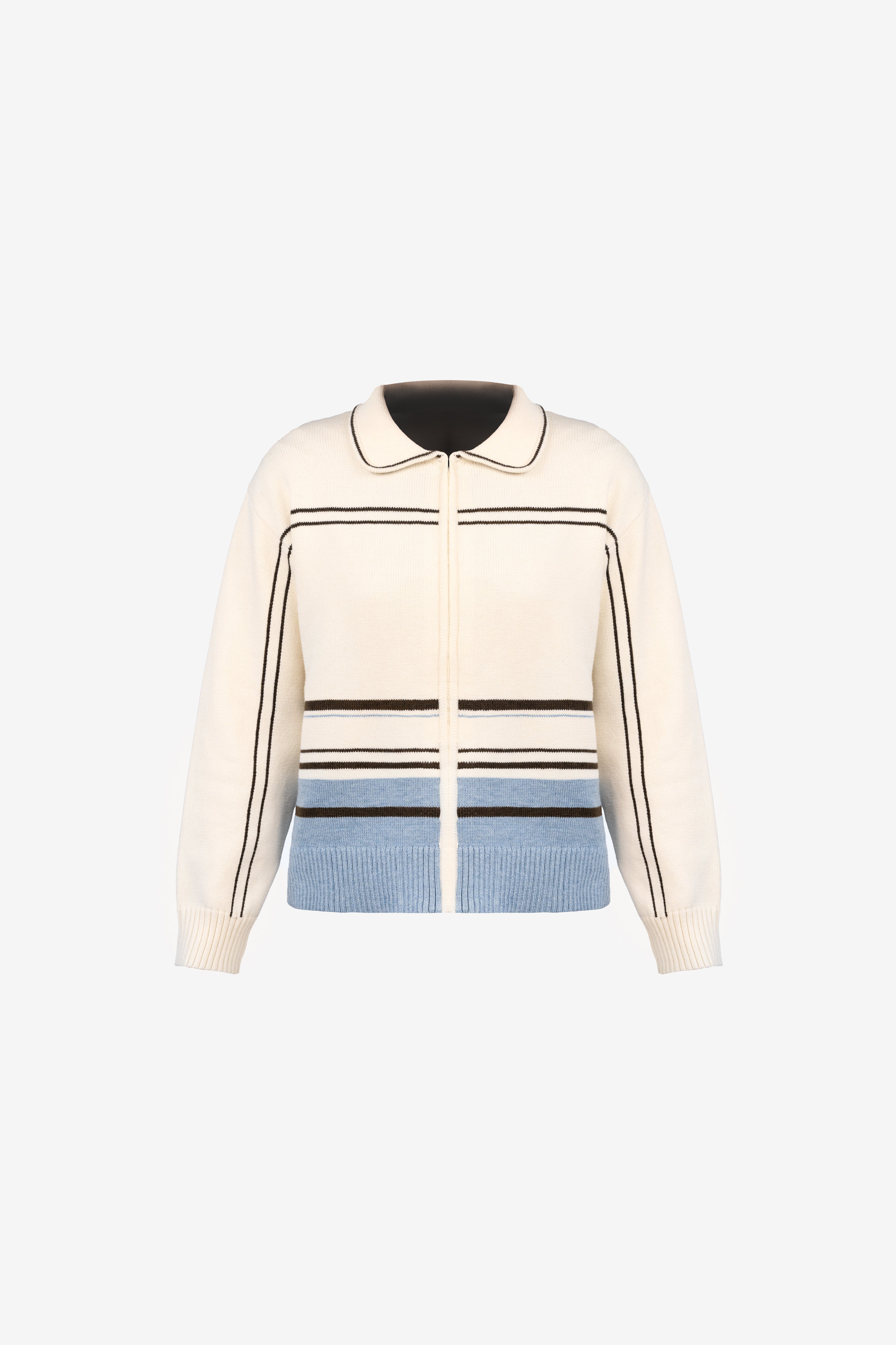 Enzo Cashmere Zip-Up