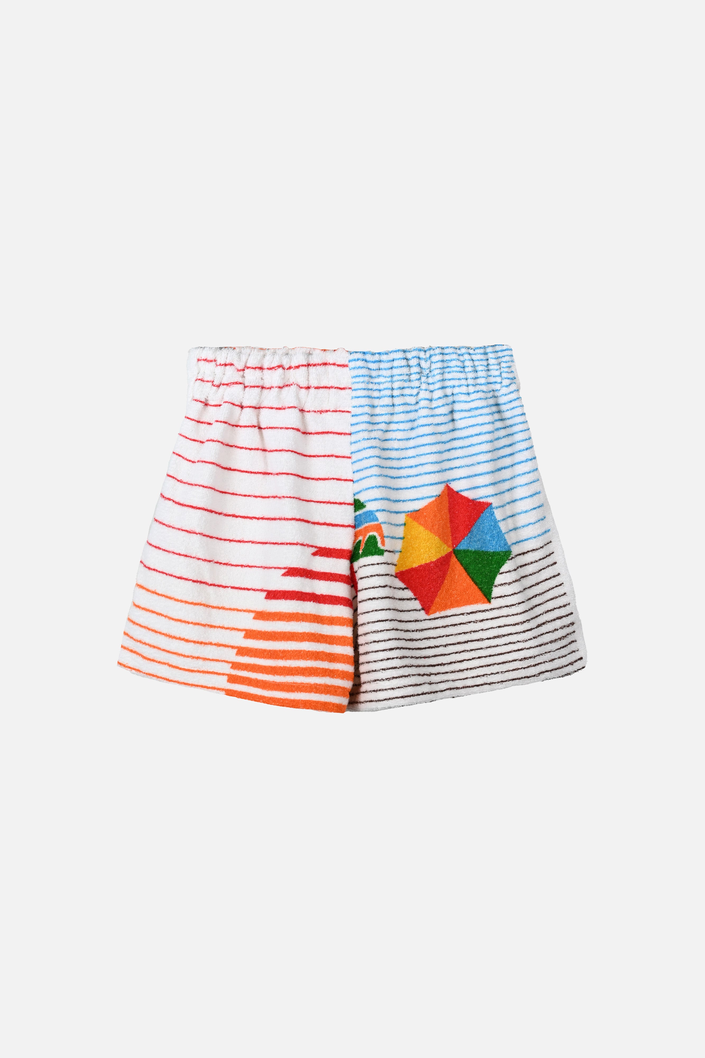 Towel Upcycled Shorts — Lined Beach