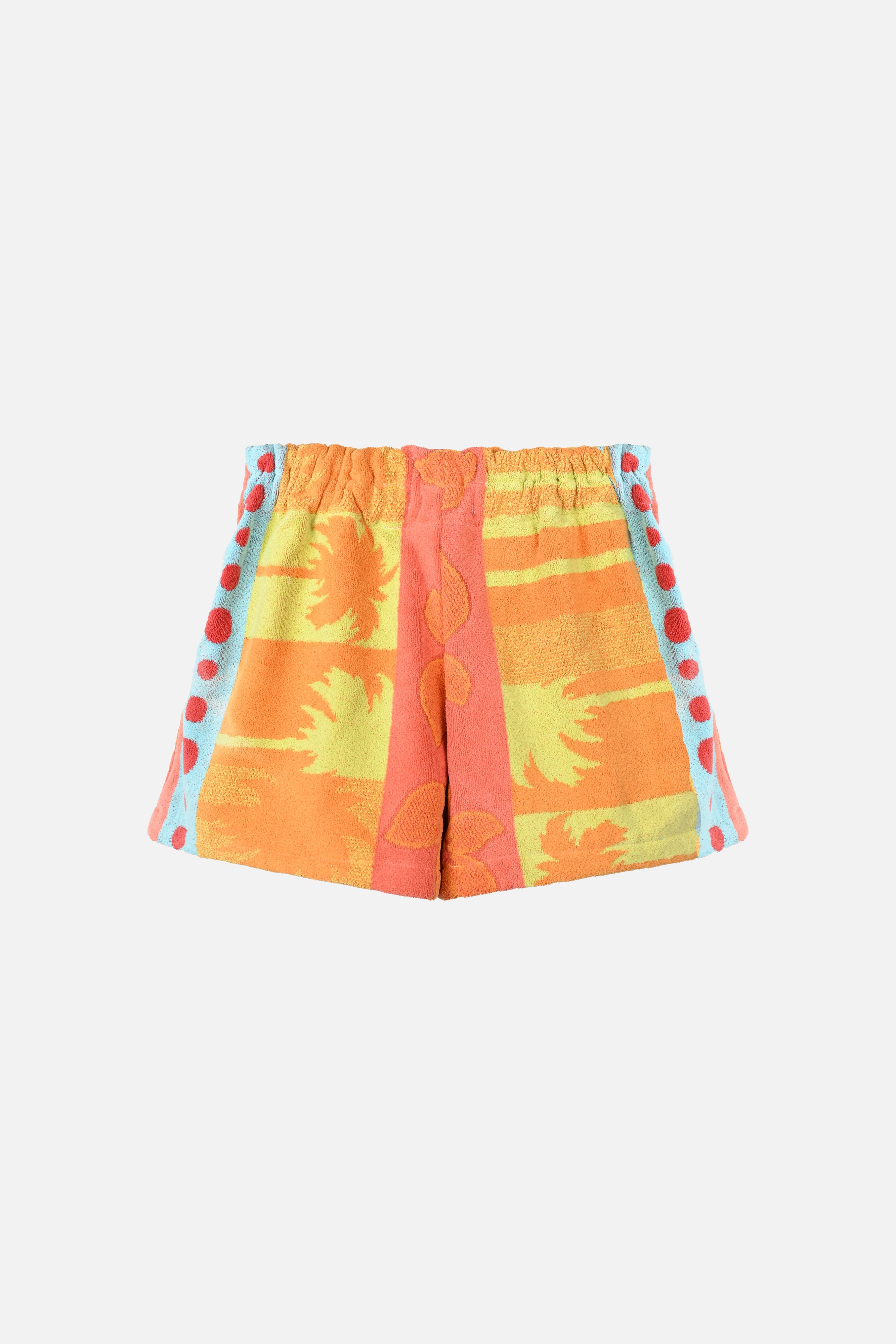 Towel Upcycled Shorts — Sunset Blvd