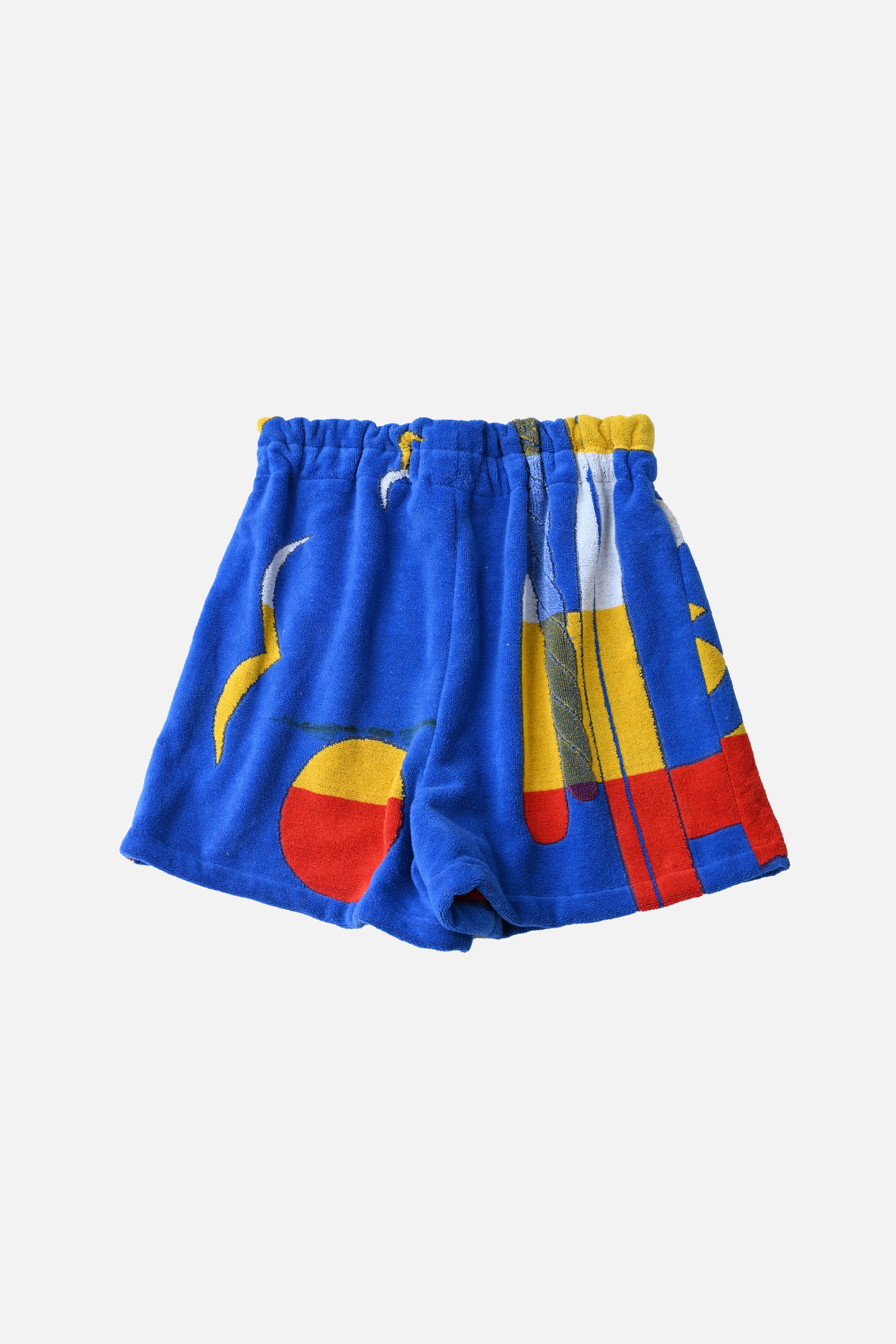 Towel Upcycled Shorts — Yacht Club