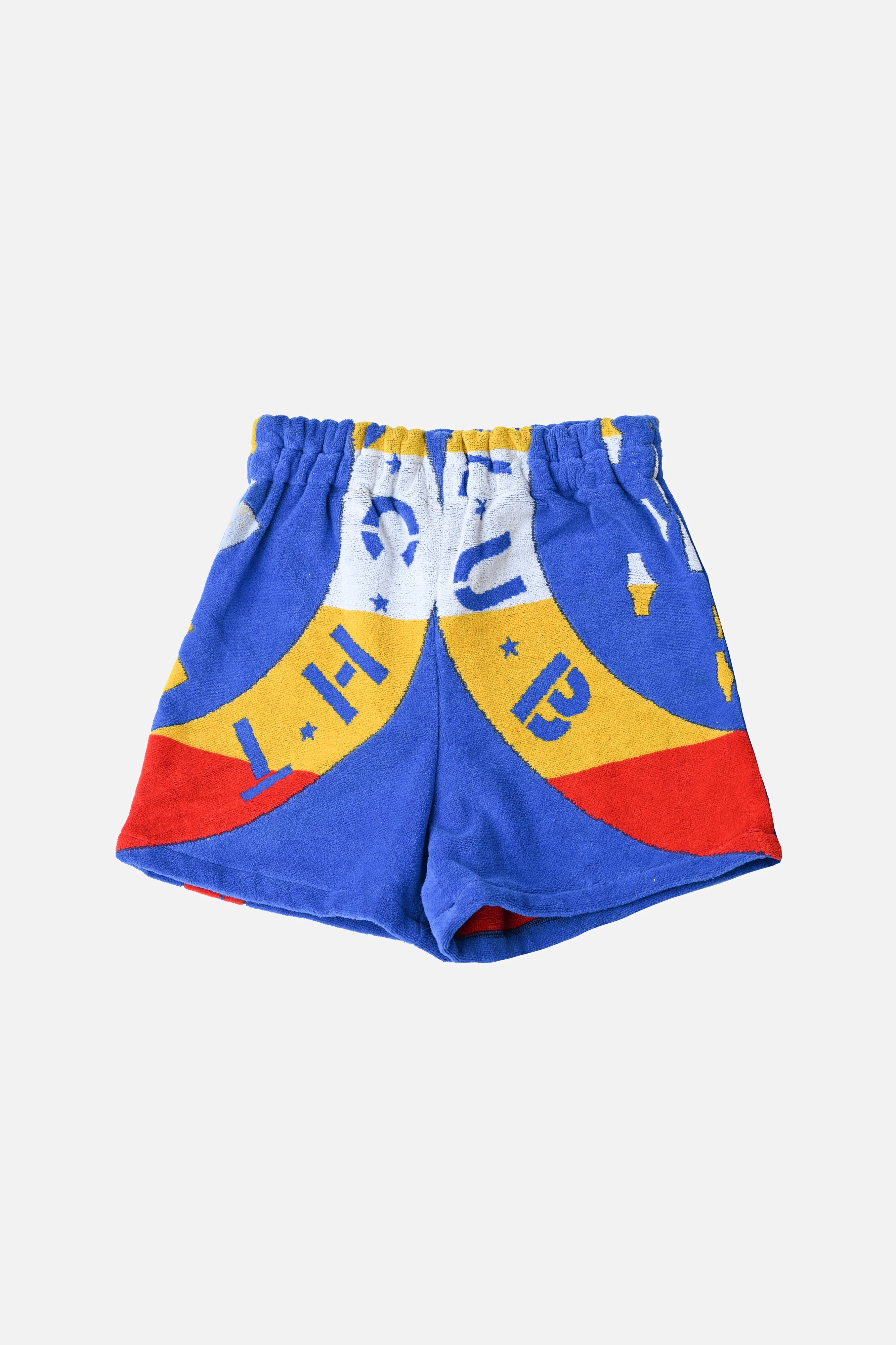 Towel Upcycled Shorts — Yacht Club