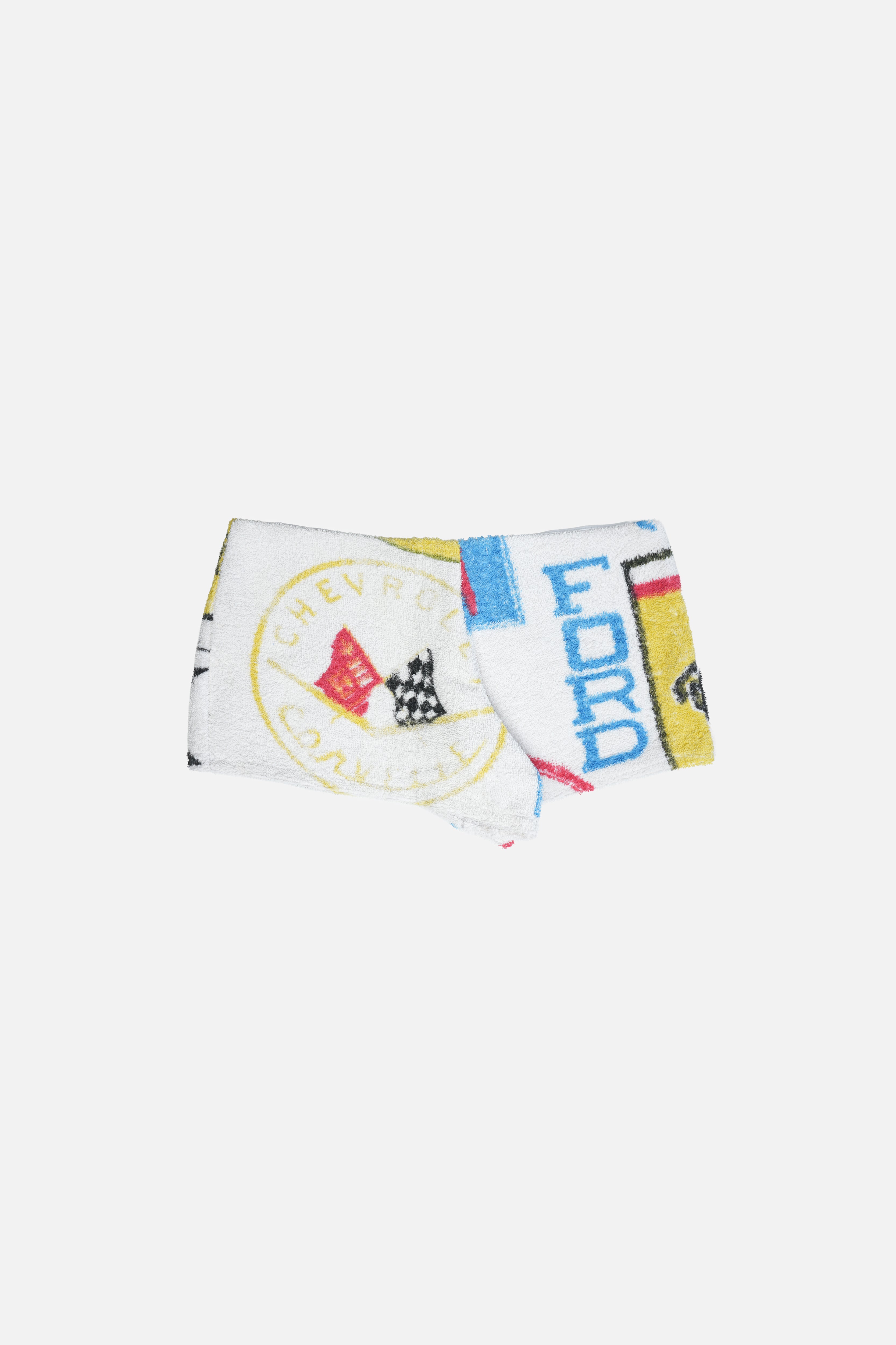 Towel Upcycled Mini Shorts — Grand Prix