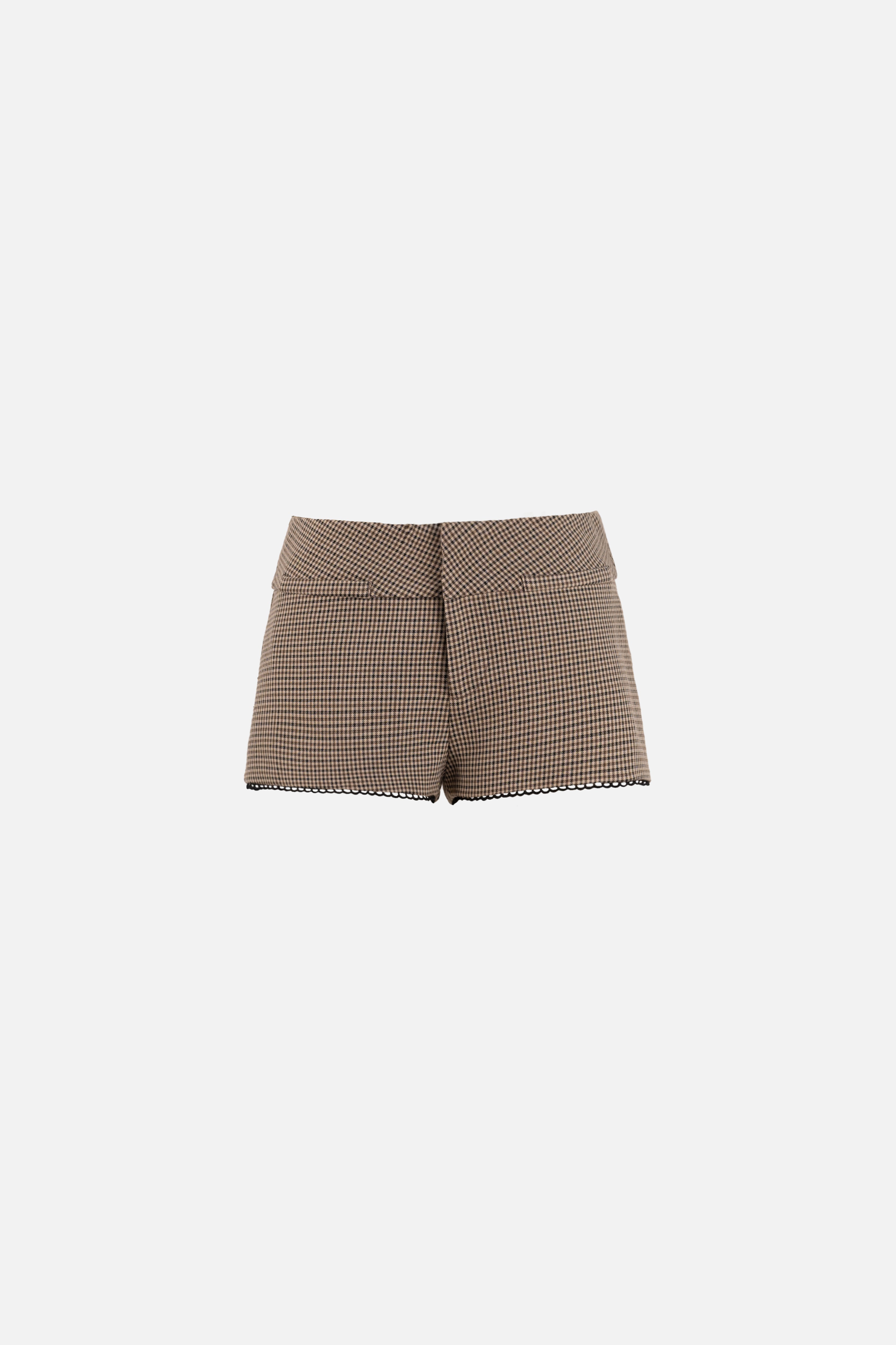 Houndstooth Mini Short