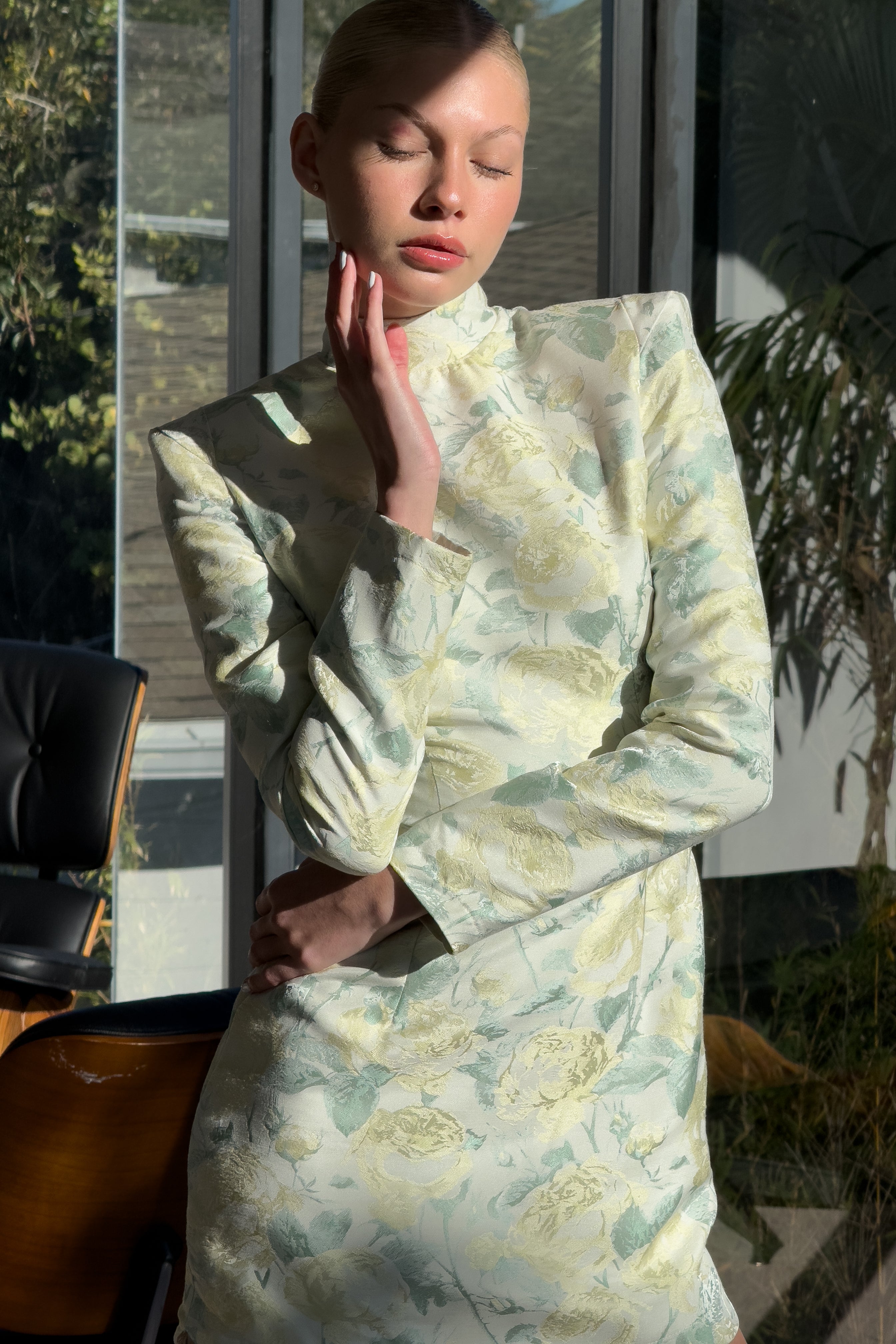 Sterling Dress — Sage Floral