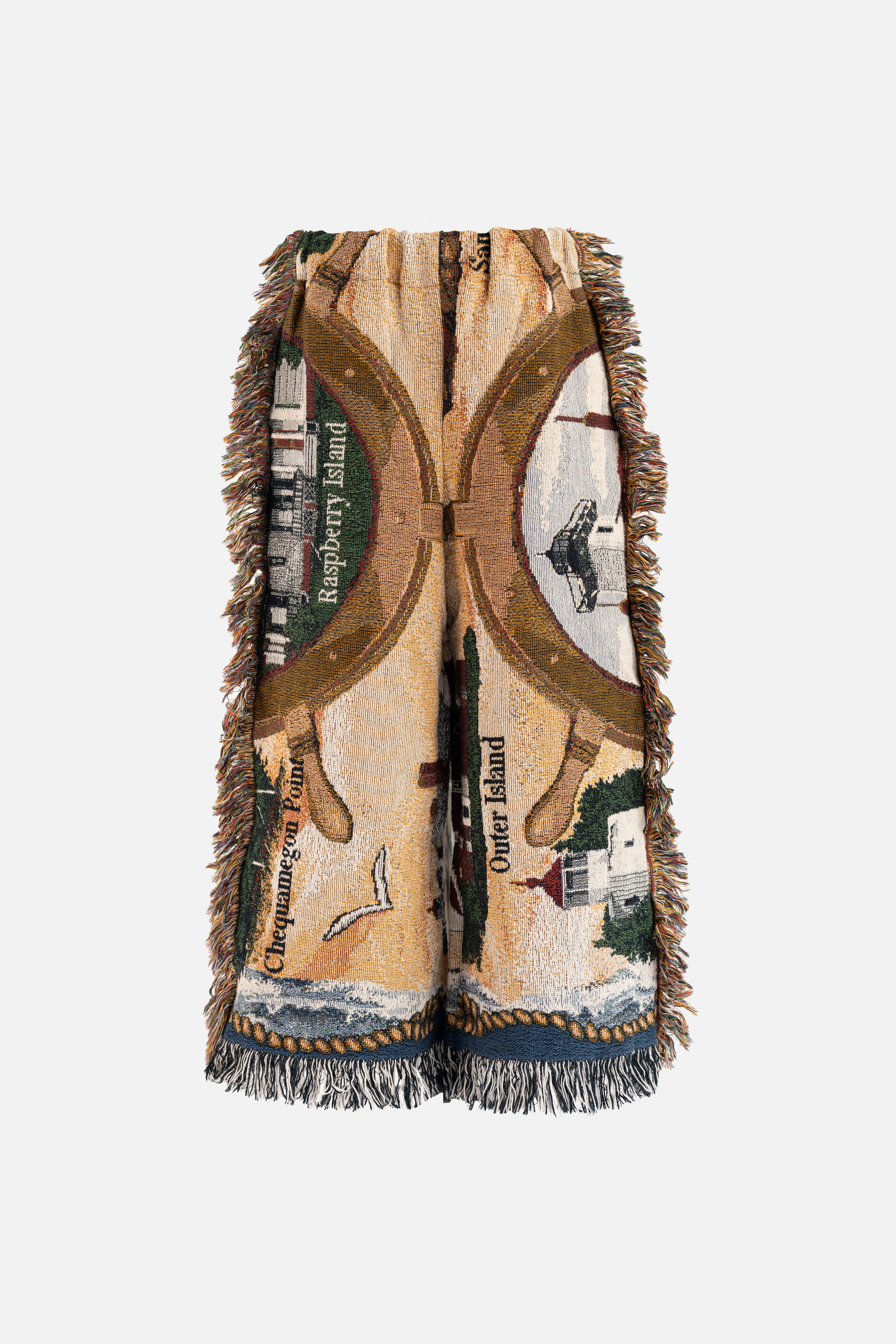 Blanket Upcycled Pants — Island Map