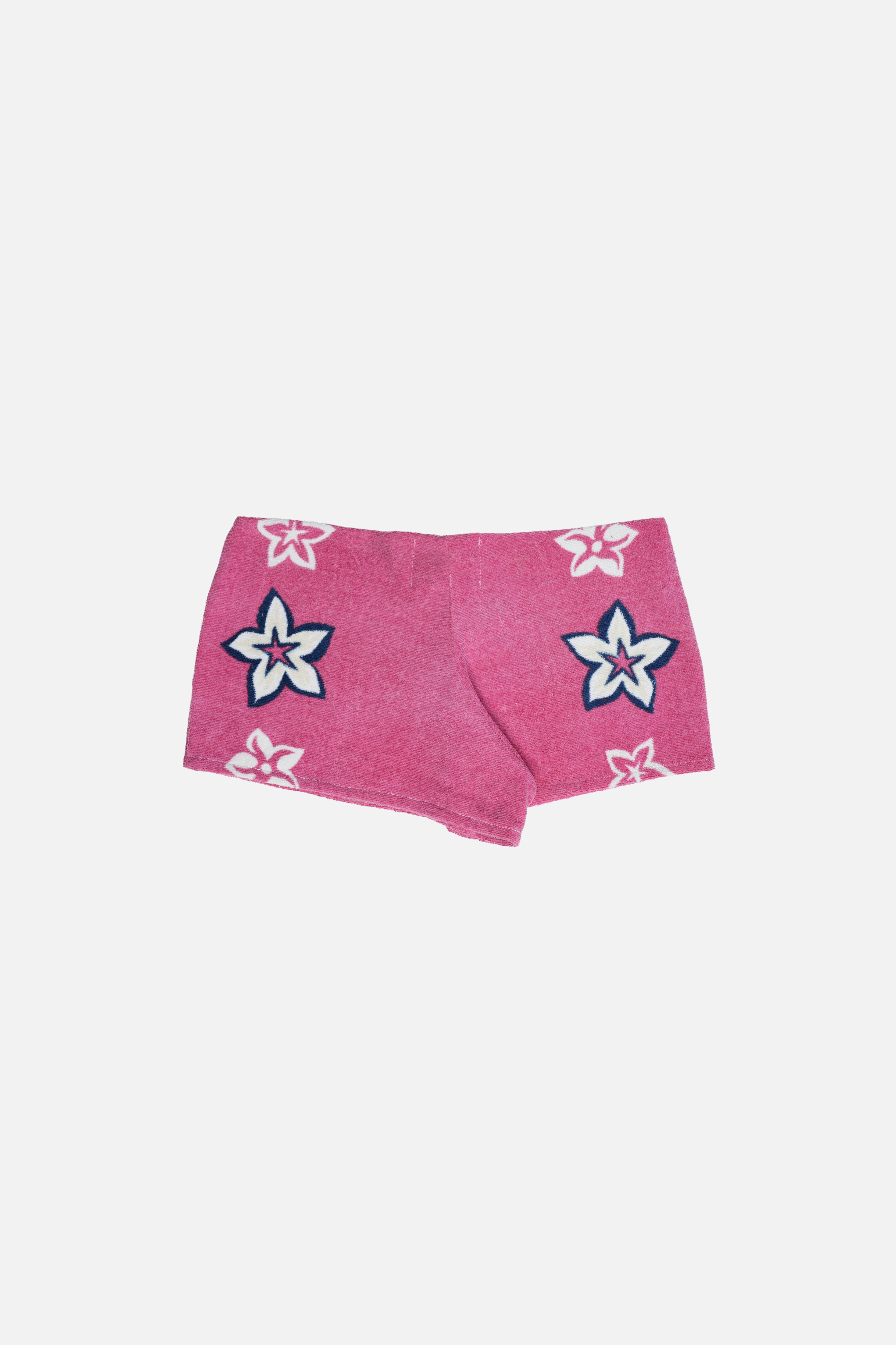 Towel Upcycled Mini Shorts — Island Star