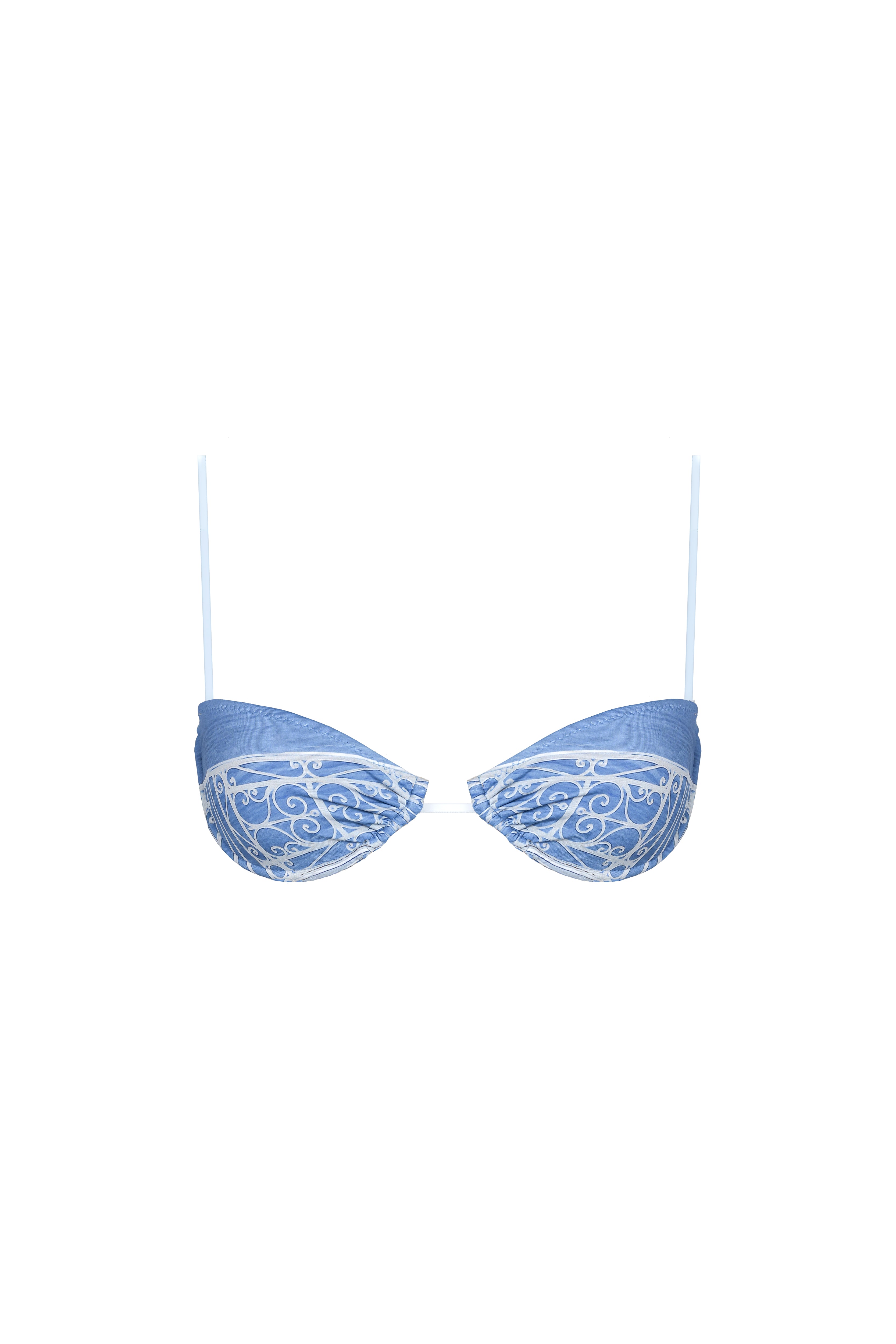 Lane Top swim top in Balcony print, view 3