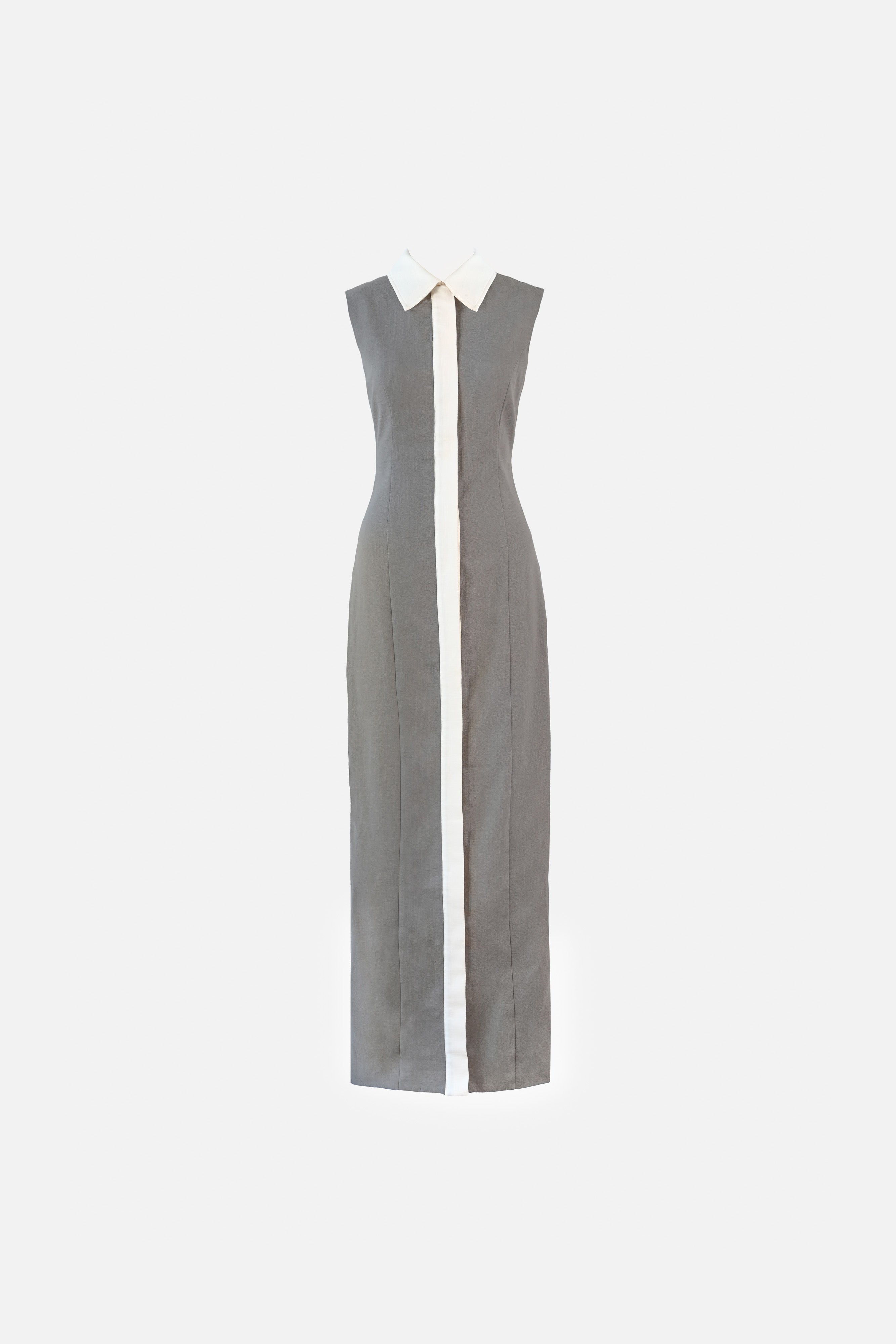 Lexi Linen Dress — Slate