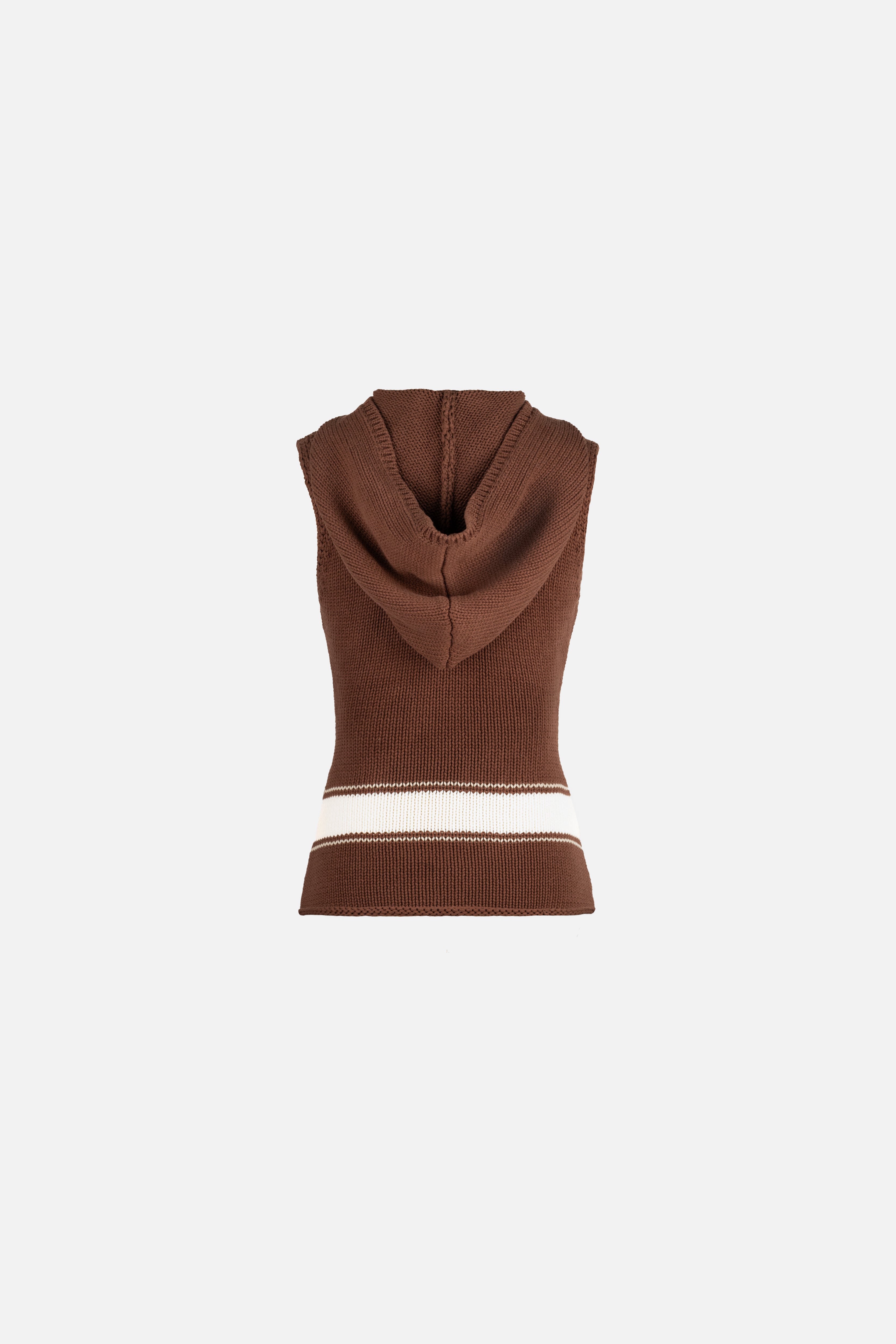 Louis Knit Tank — Chocolate