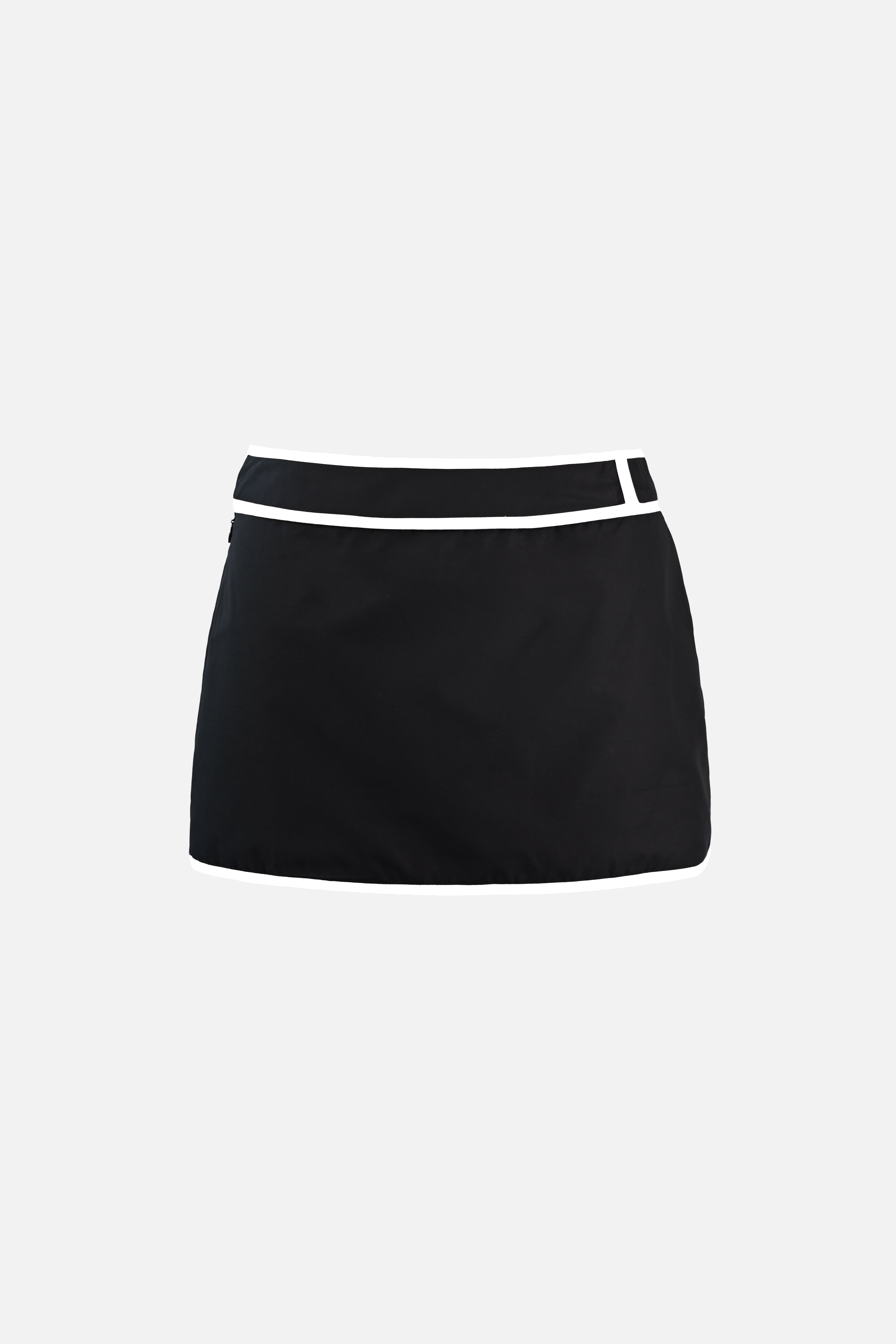 Ossie Cotton Skort — Black