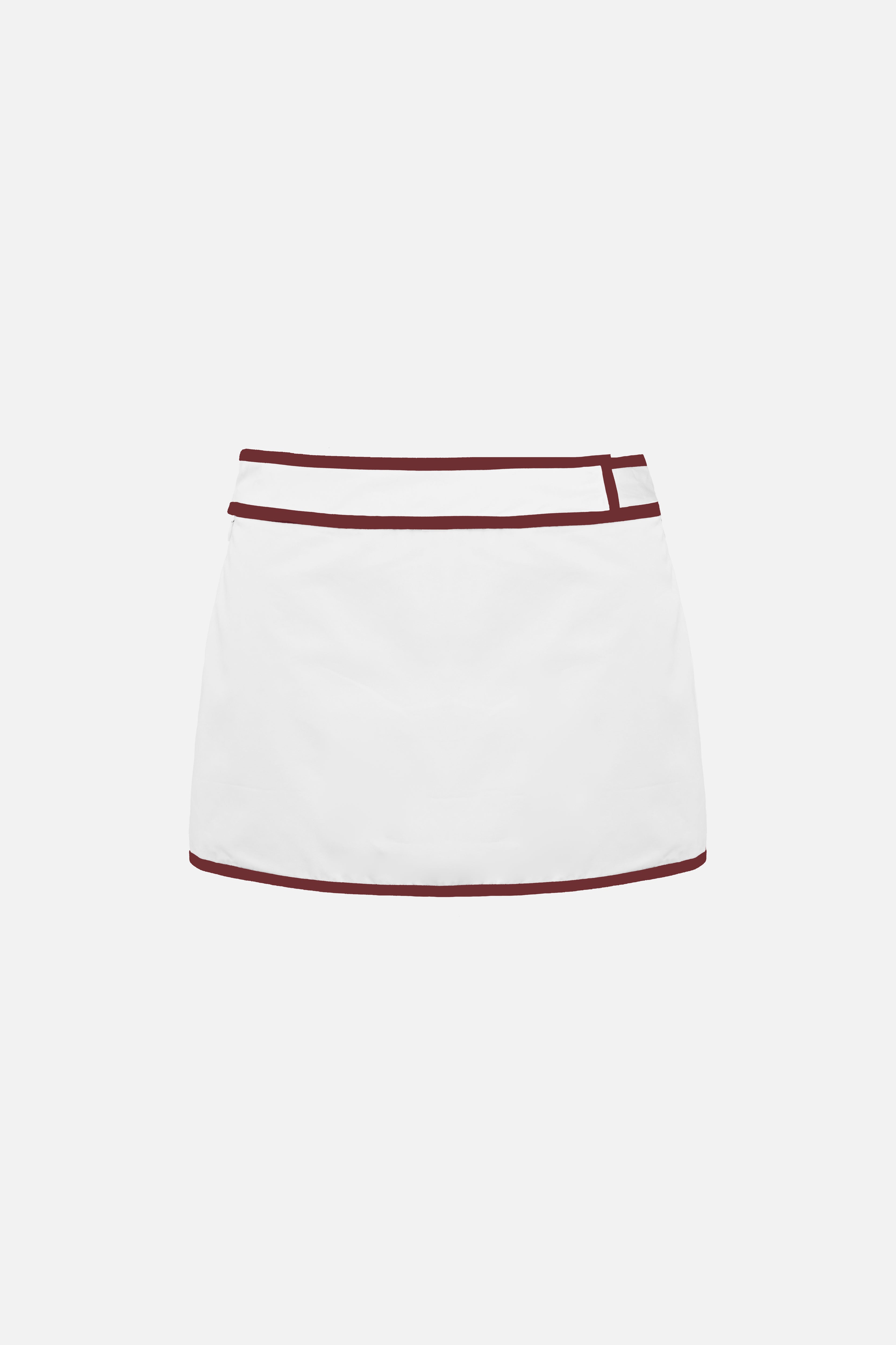 Ossie Cotton Skort — White