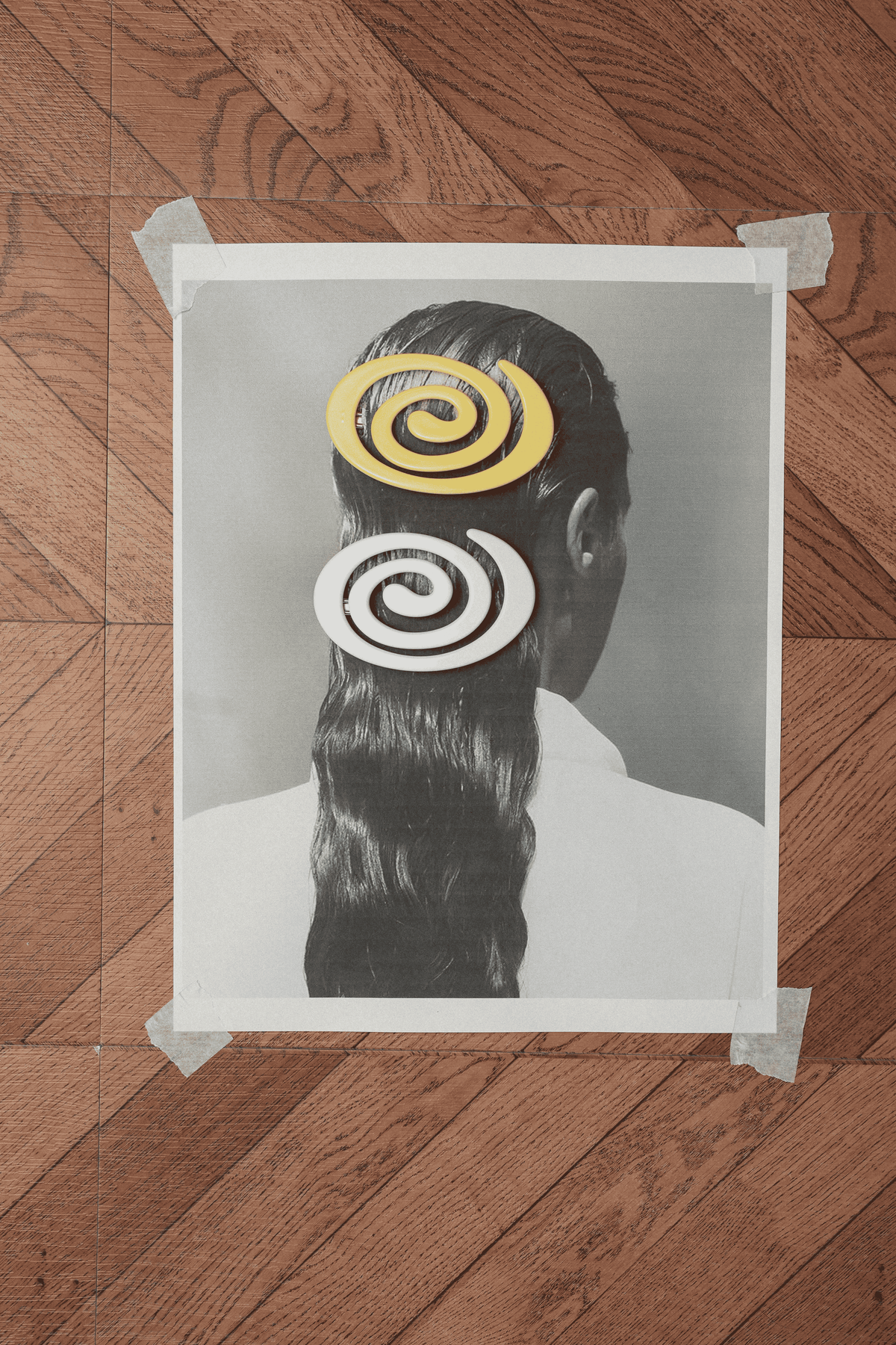 Spiral Hair Pin Set — Lights