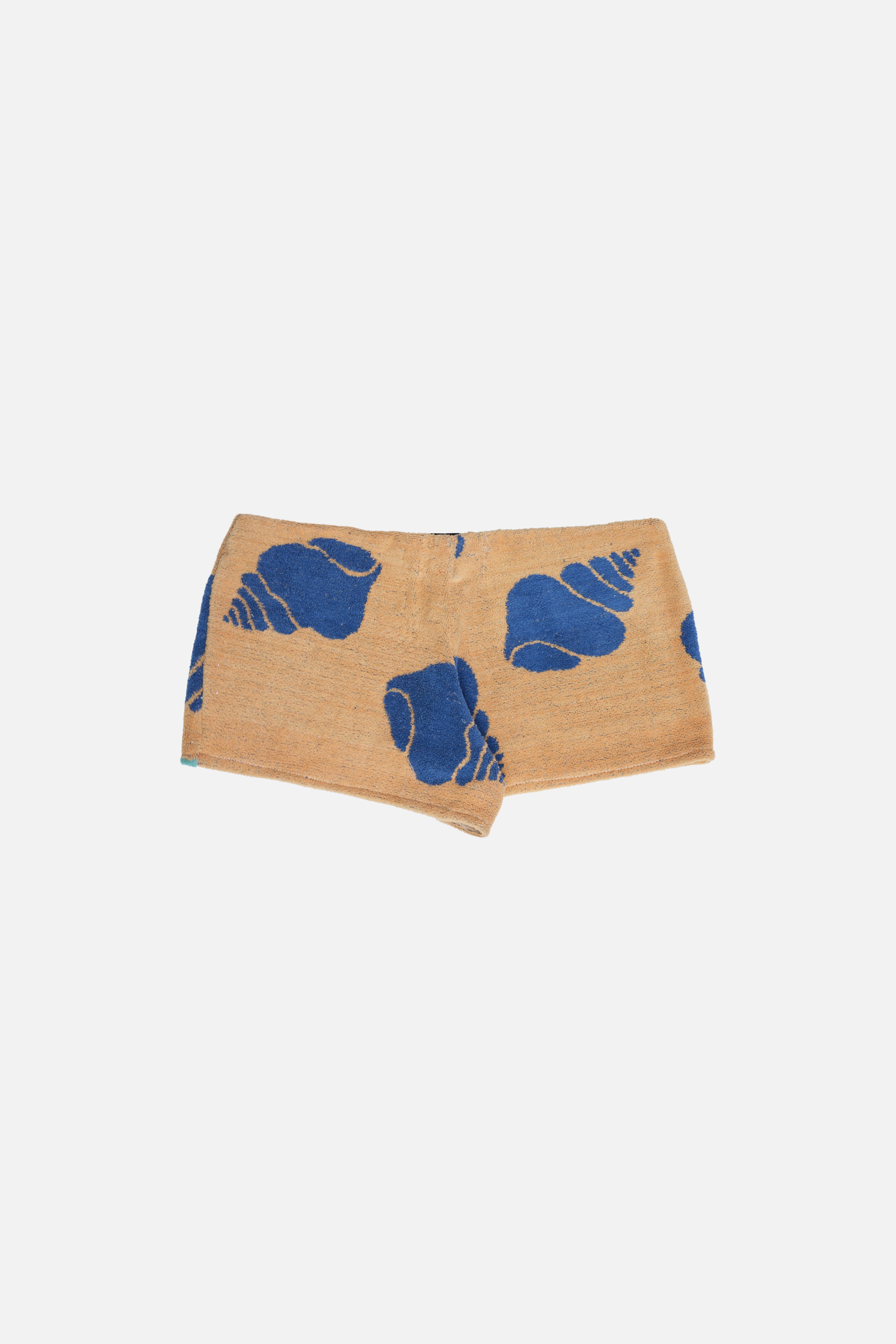 Towel Upcycled Mini Shorts — Shellphone