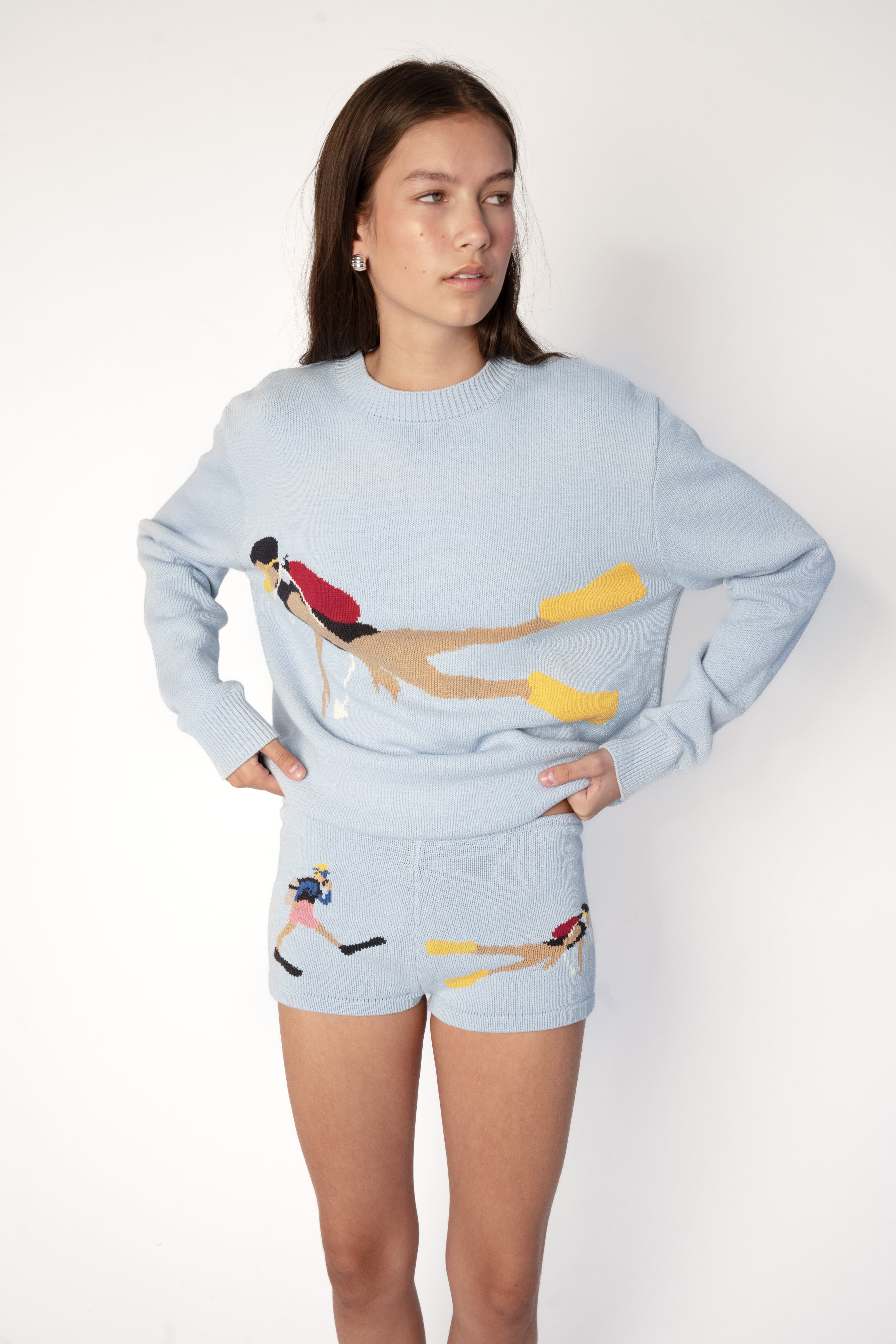 Diver Cotton Knit Shorts