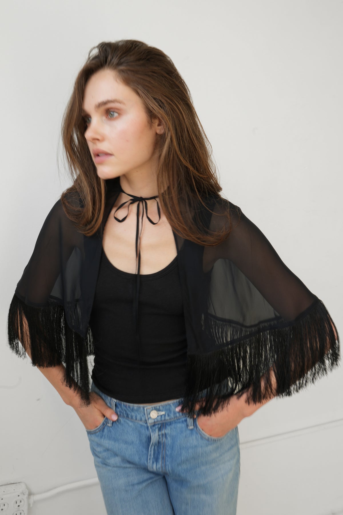 Selene Organza Cape