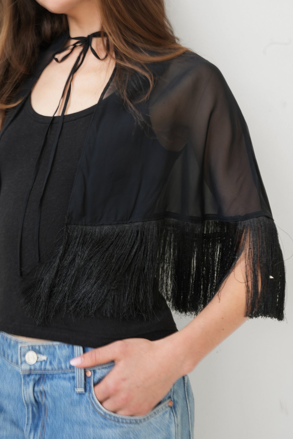 Selene Organza Cape