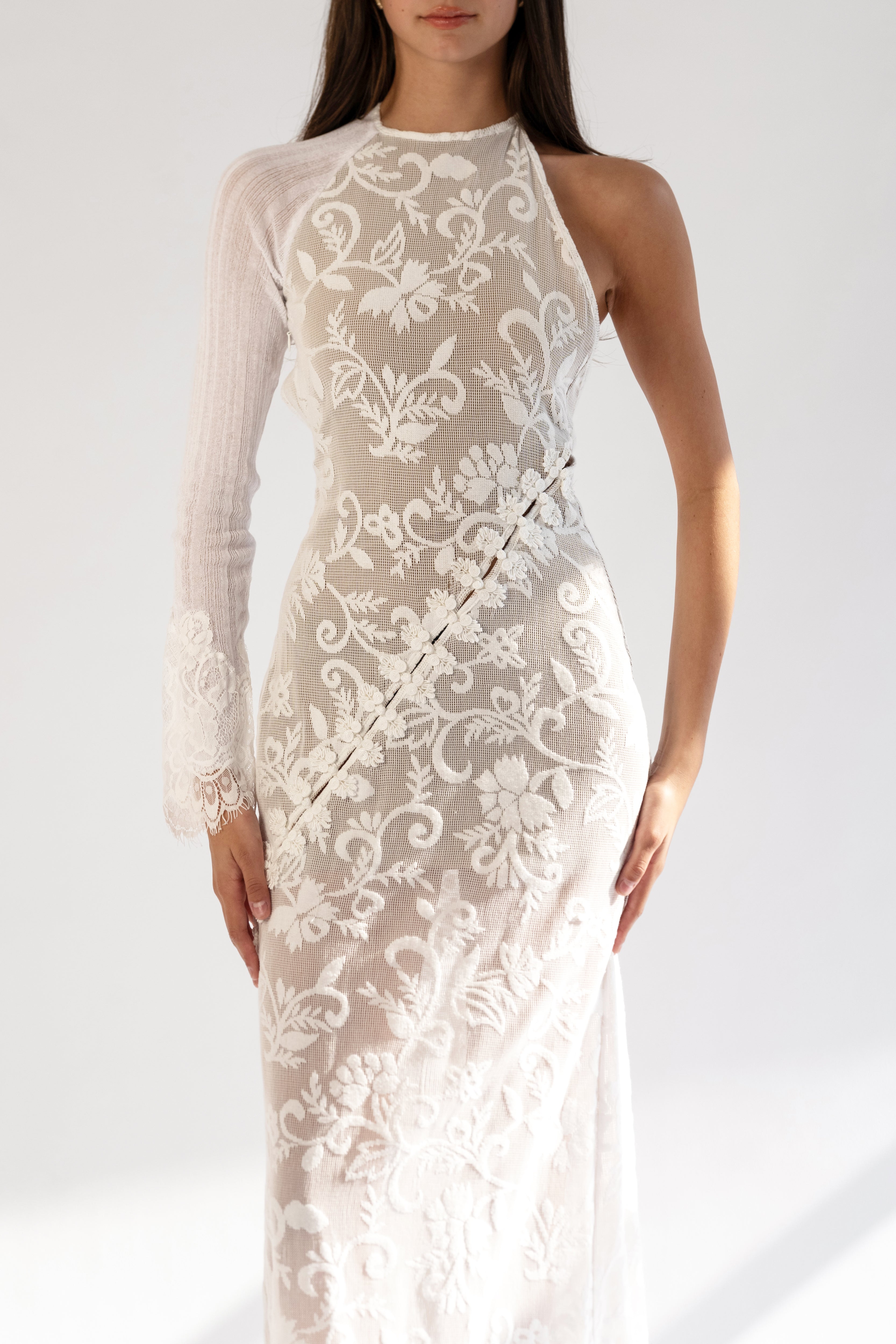 Parterre Asymmetrical Dress