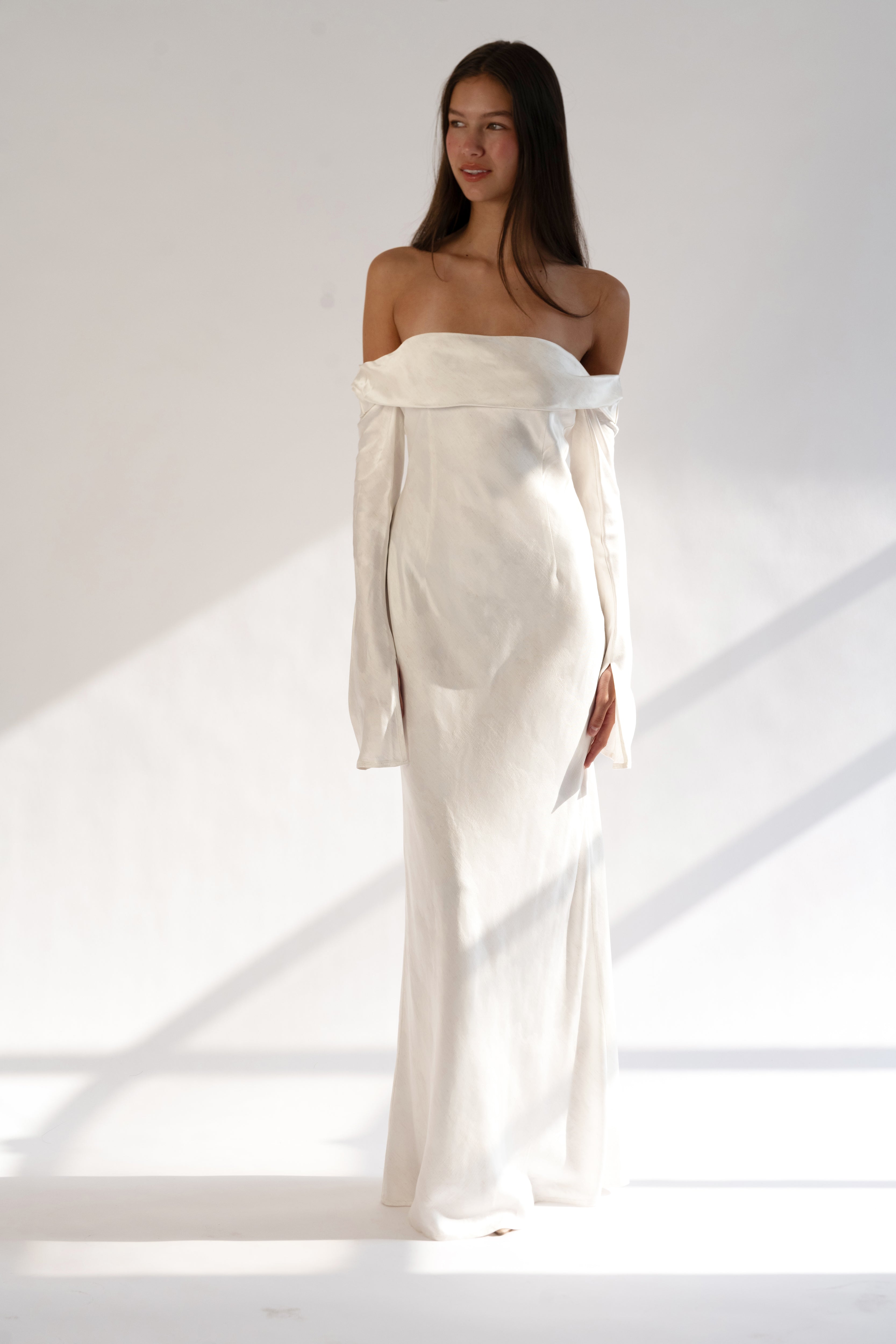 Alma Dress — Ivory
