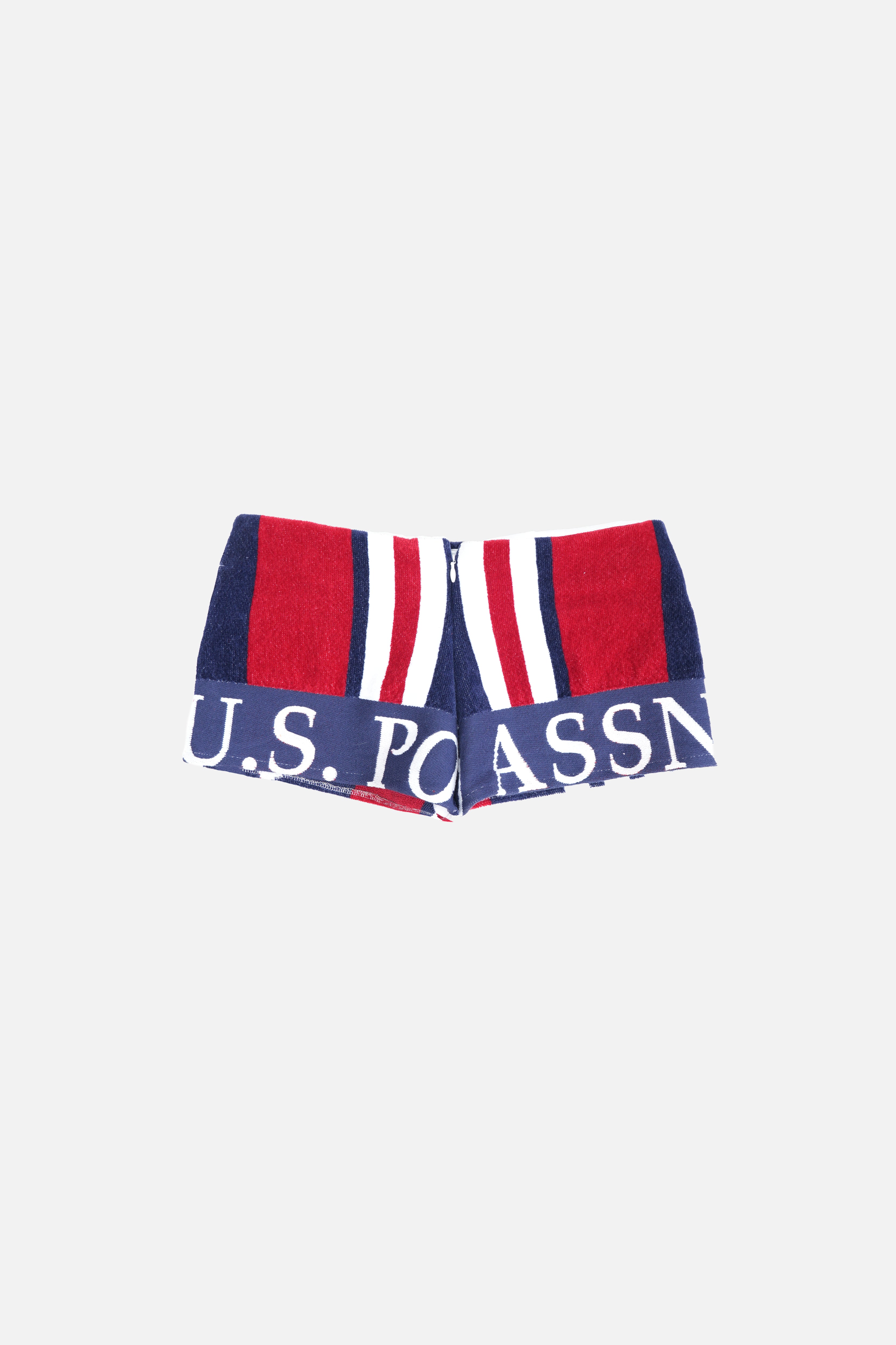Towel Upcycled Mini Shorts — US Polo