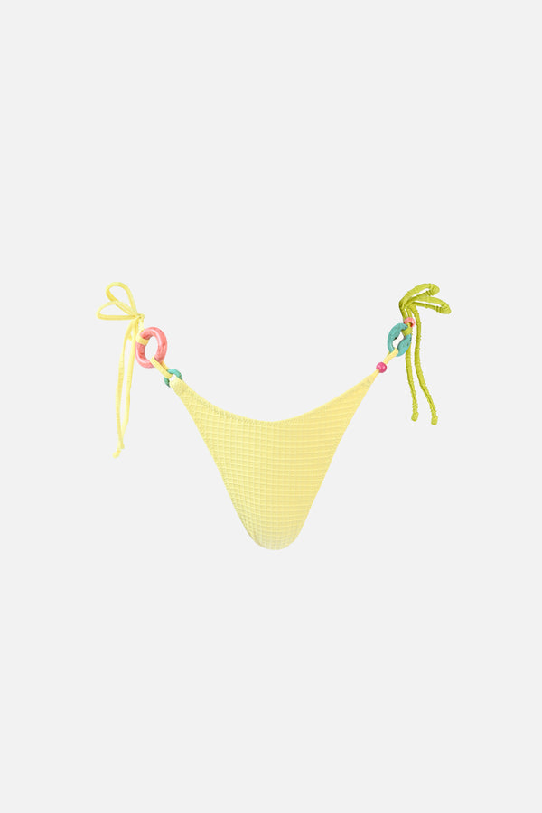 Vivi Charm Bottom — Textured Citron